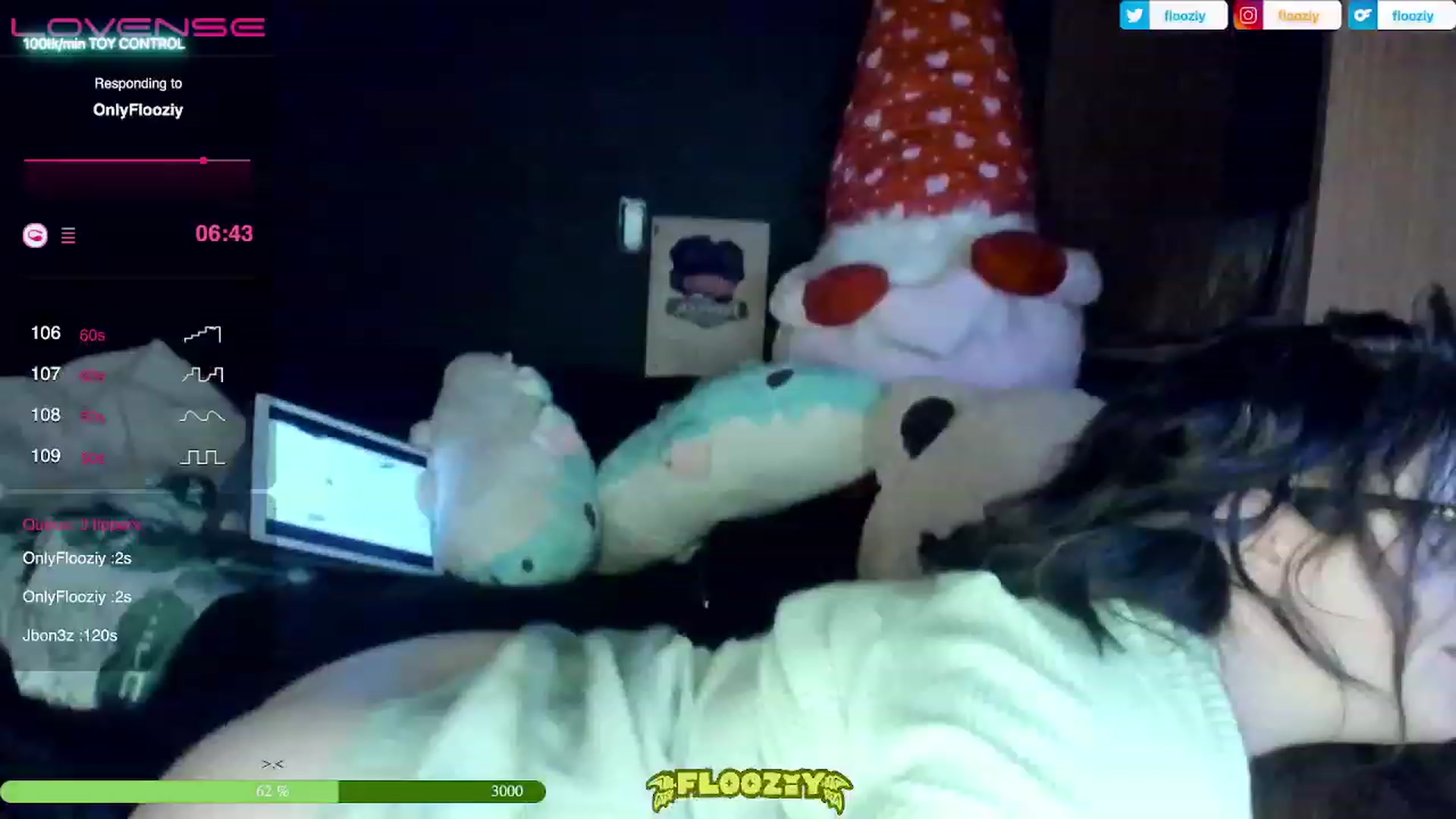 Gallery image thumbnail from flooziy's myfreecams stream on, 03/12/2023, 08:10 image 2 of 20
