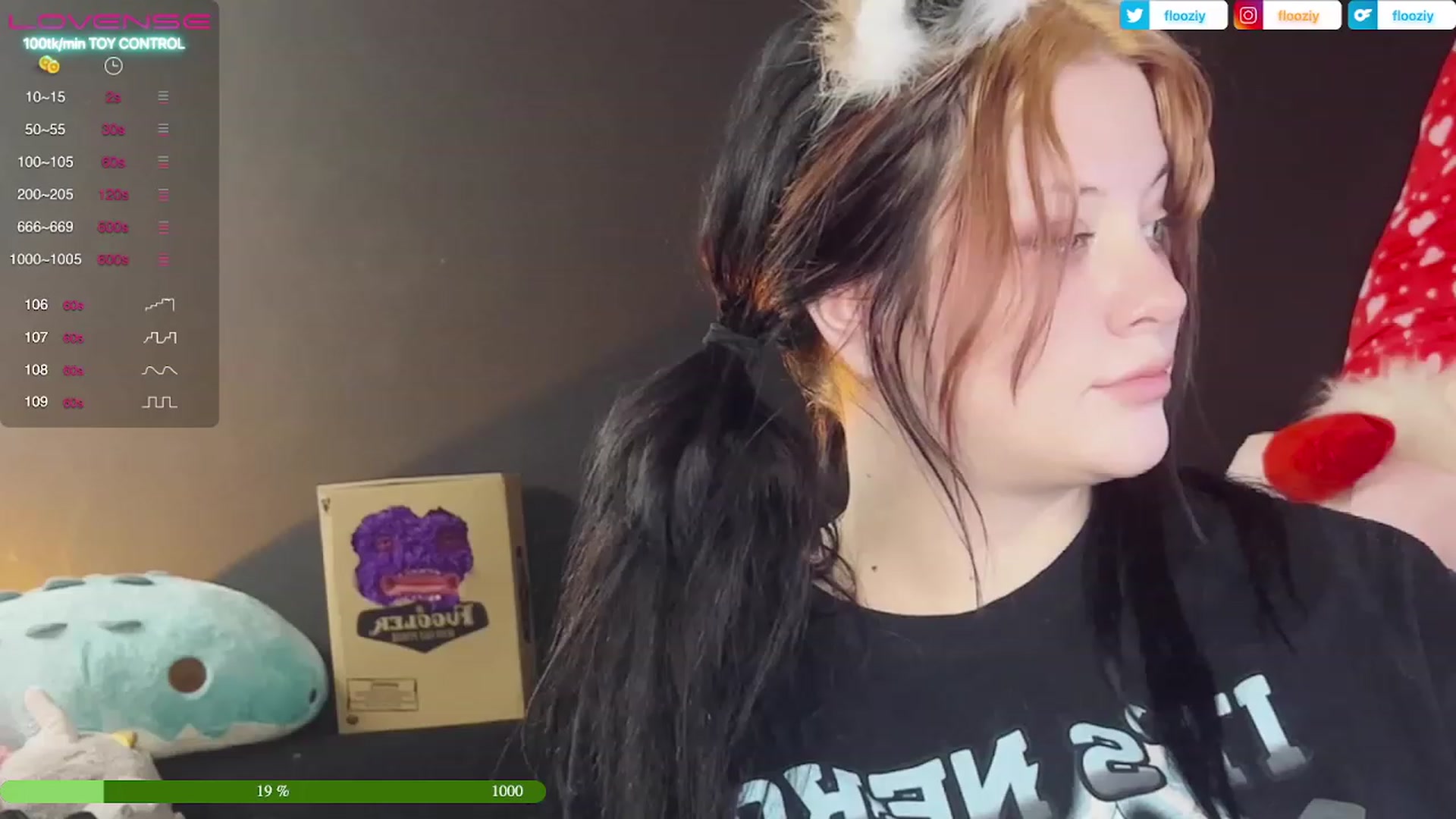 Gallery image thumbnail from flooziy's myfreecams stream on, 03/24/2023, 10:19 image 7 of 20