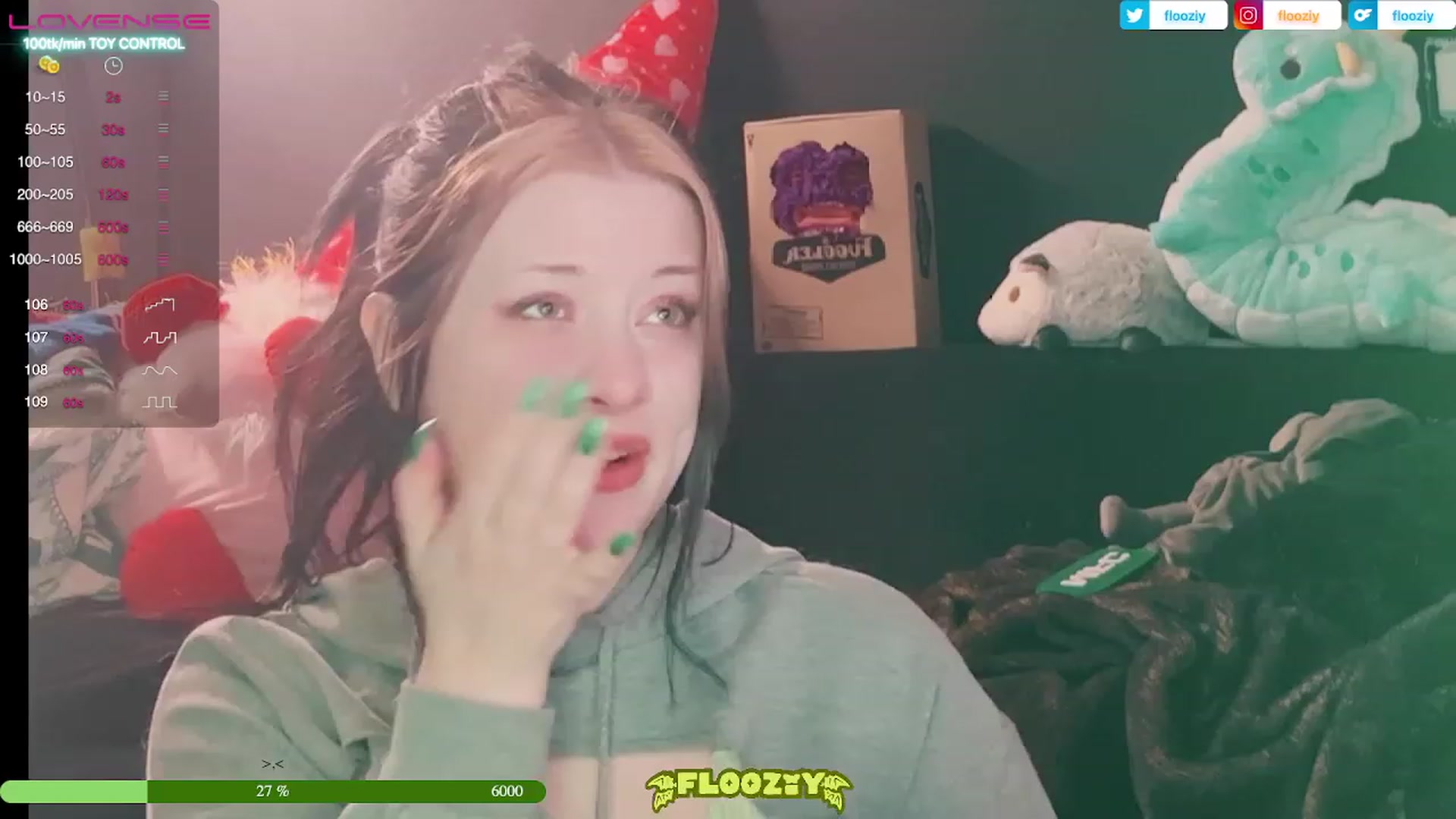 Gallery image thumbnail from flooziy's myfreecams stream on, 03/29/2023, 04:08 image 8 of 20
