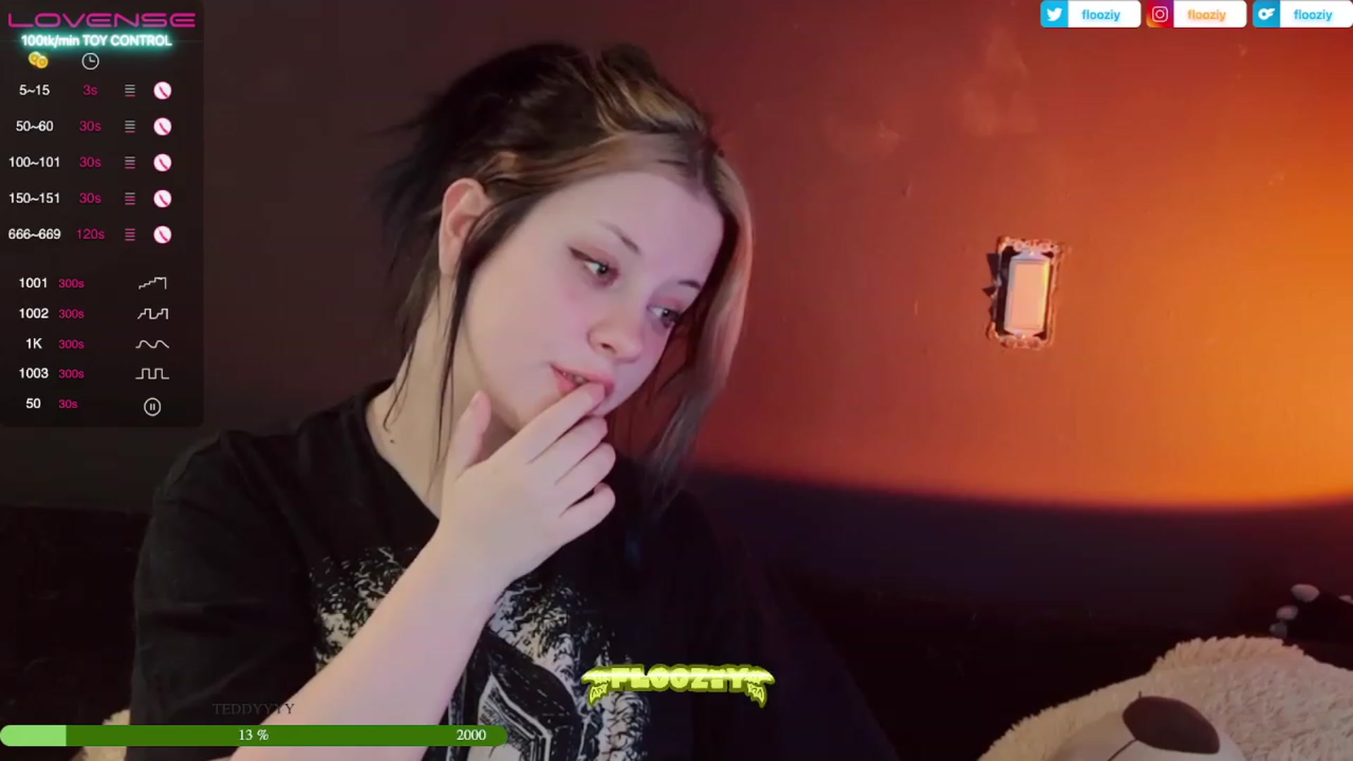 Gallery image thumbnail from flooziy's myfreecams stream on, 04/13/2023, 10:21 image 18 of 20
