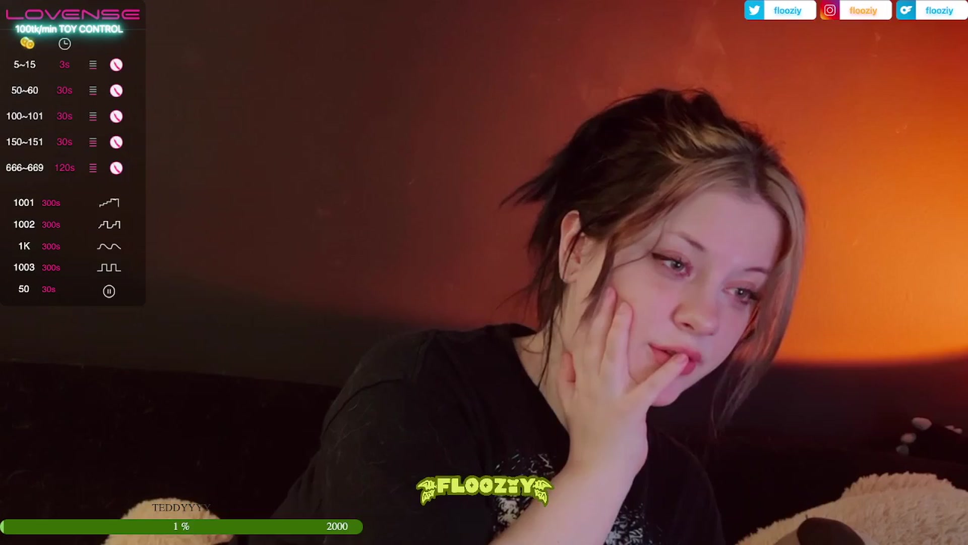 Gallery image thumbnail from flooziy's myfreecams stream on, 04/13/2023, 10:21 image 14 of 20