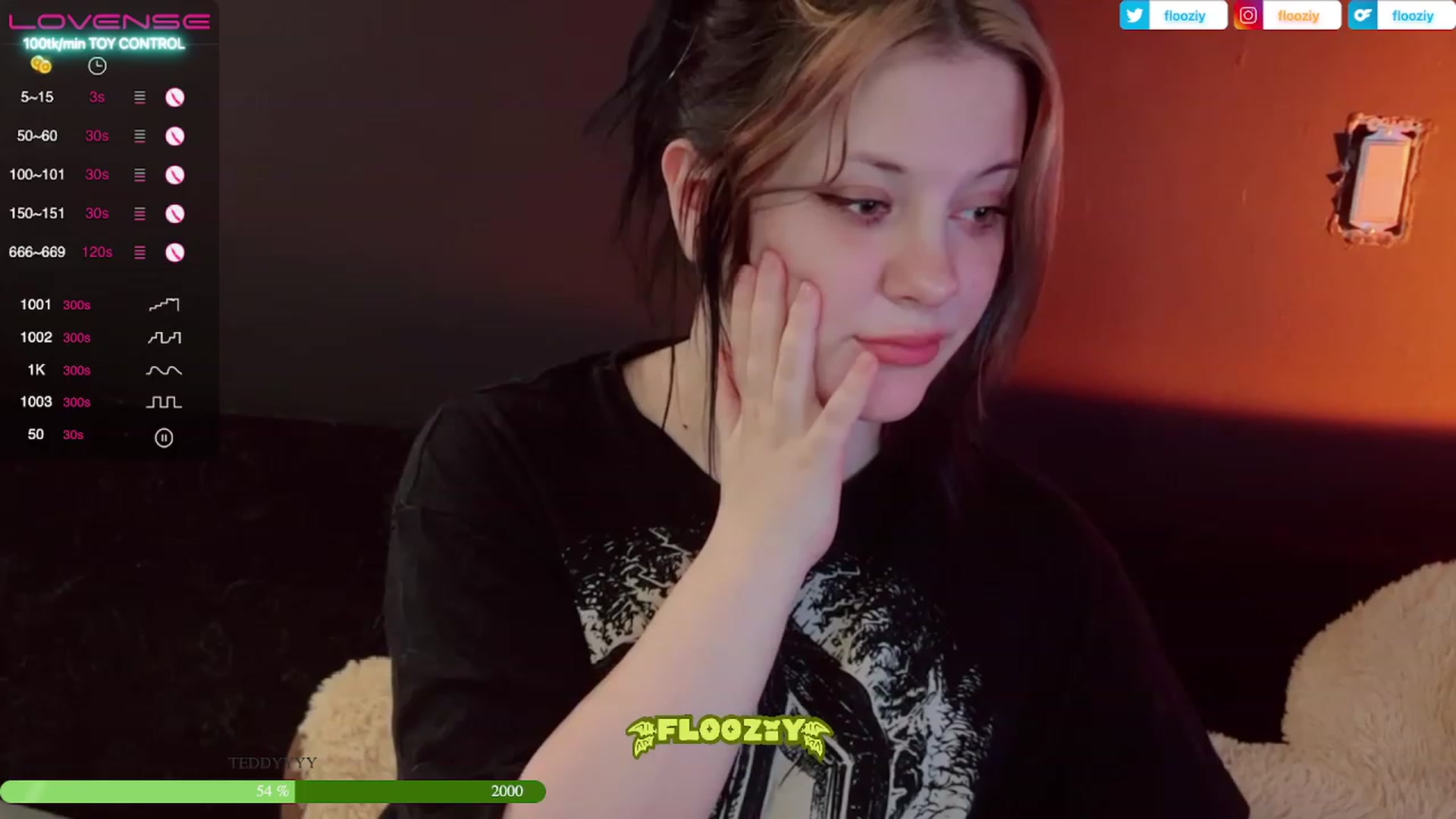 Gallery image thumbnail from flooziy's myfreecams stream on, 04/13/2023, 10:52 image 14 of 20