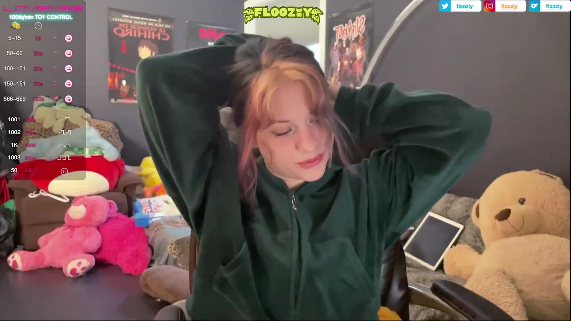 Gallery image thumbnail from flooziy's myfreecams stream on, 04/28/2023, 02:21 image 15 of 20