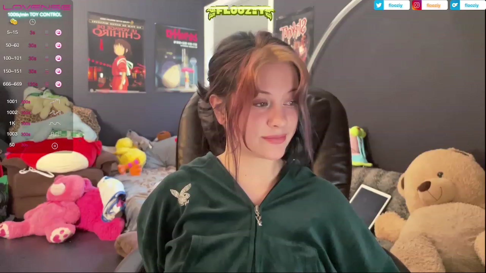 Gallery image thumbnail from flooziy's myfreecams stream on, 04/28/2023, 02:21 image 17 of 20