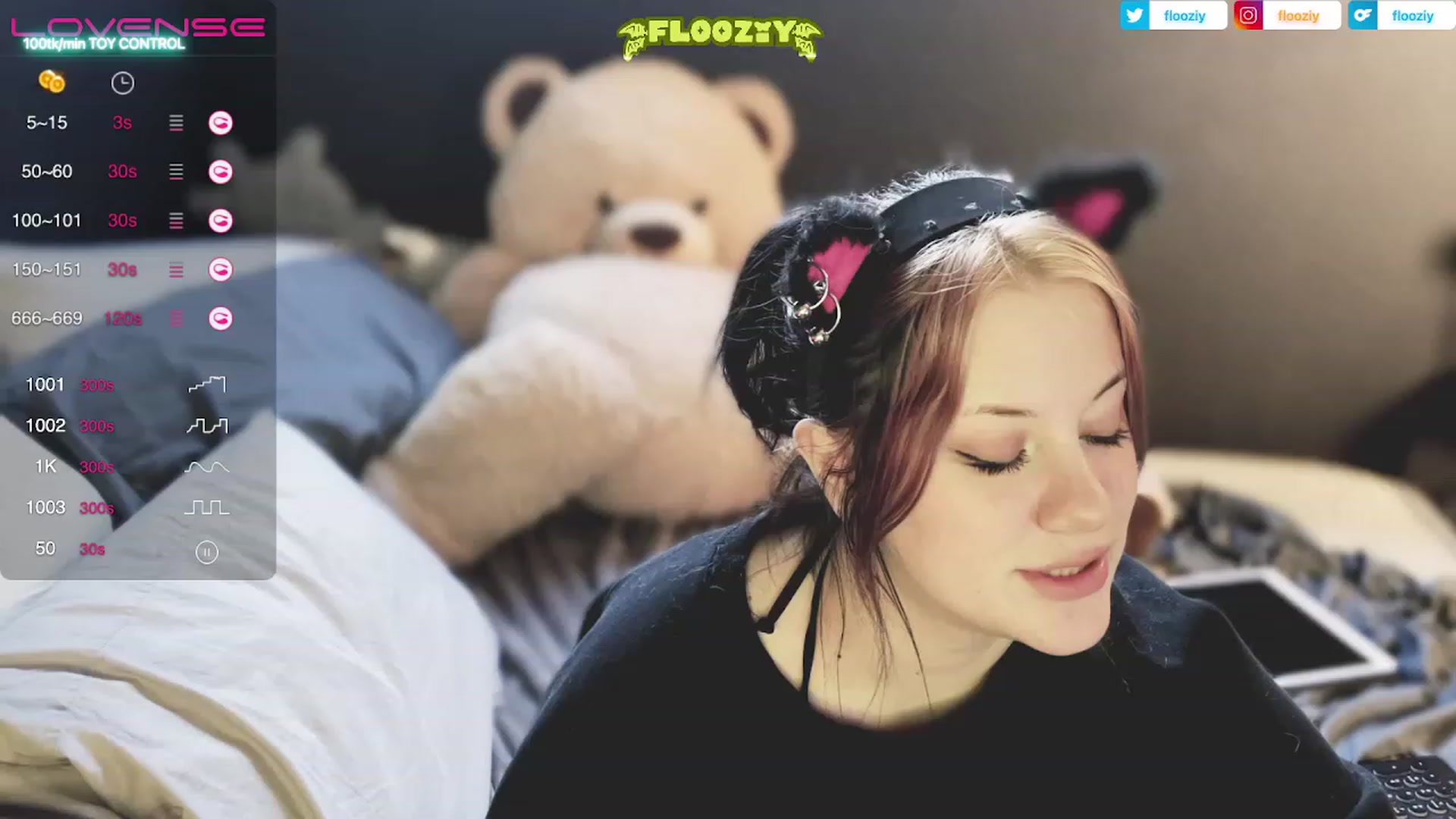 Gallery image thumbnail from flooziy's myfreecams stream on, 05/01/2023, 03:04 image 3 of 20