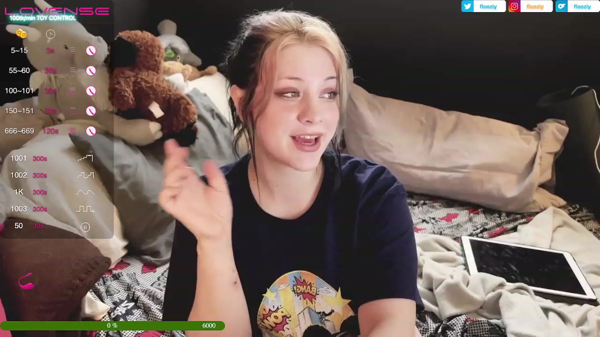 Gallery image thumbnail from flooziy's myfreecams stream on, 05/07/2023, 01:53 image 2 of 20