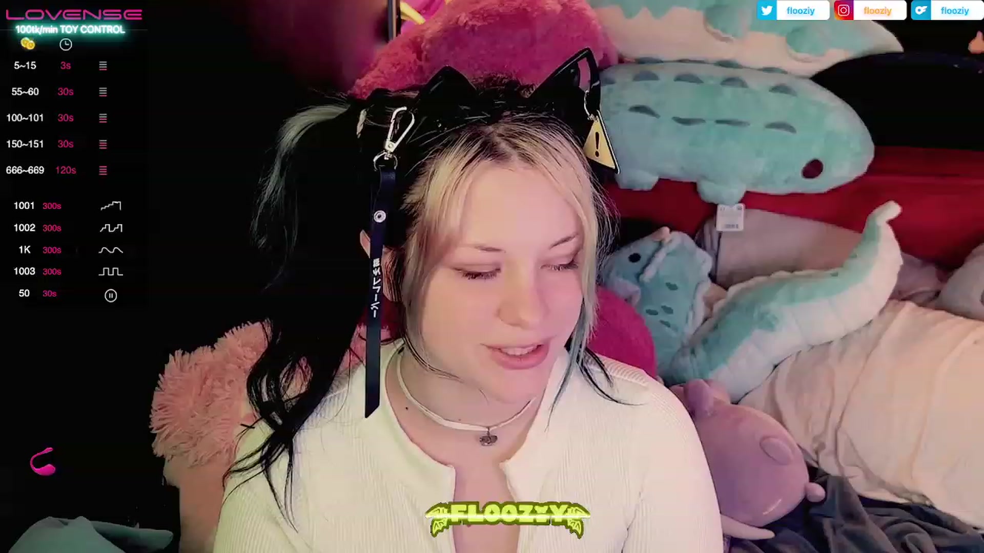 Gallery image thumbnail from flooziy's myfreecams stream on, 06/11/2023, 02:58 image 1 of 20