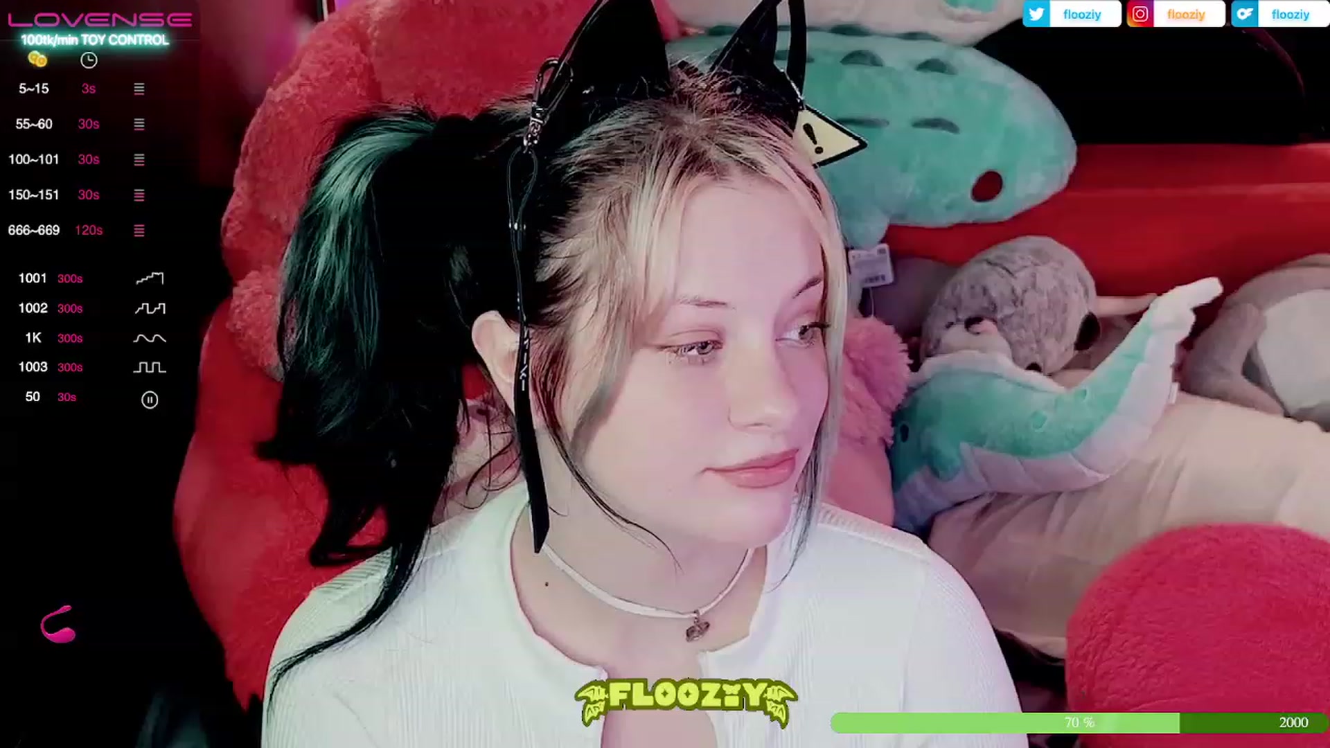 Gallery image thumbnail from flooziy's myfreecams stream on, 06/11/2023, 05:43 image 1 of 20