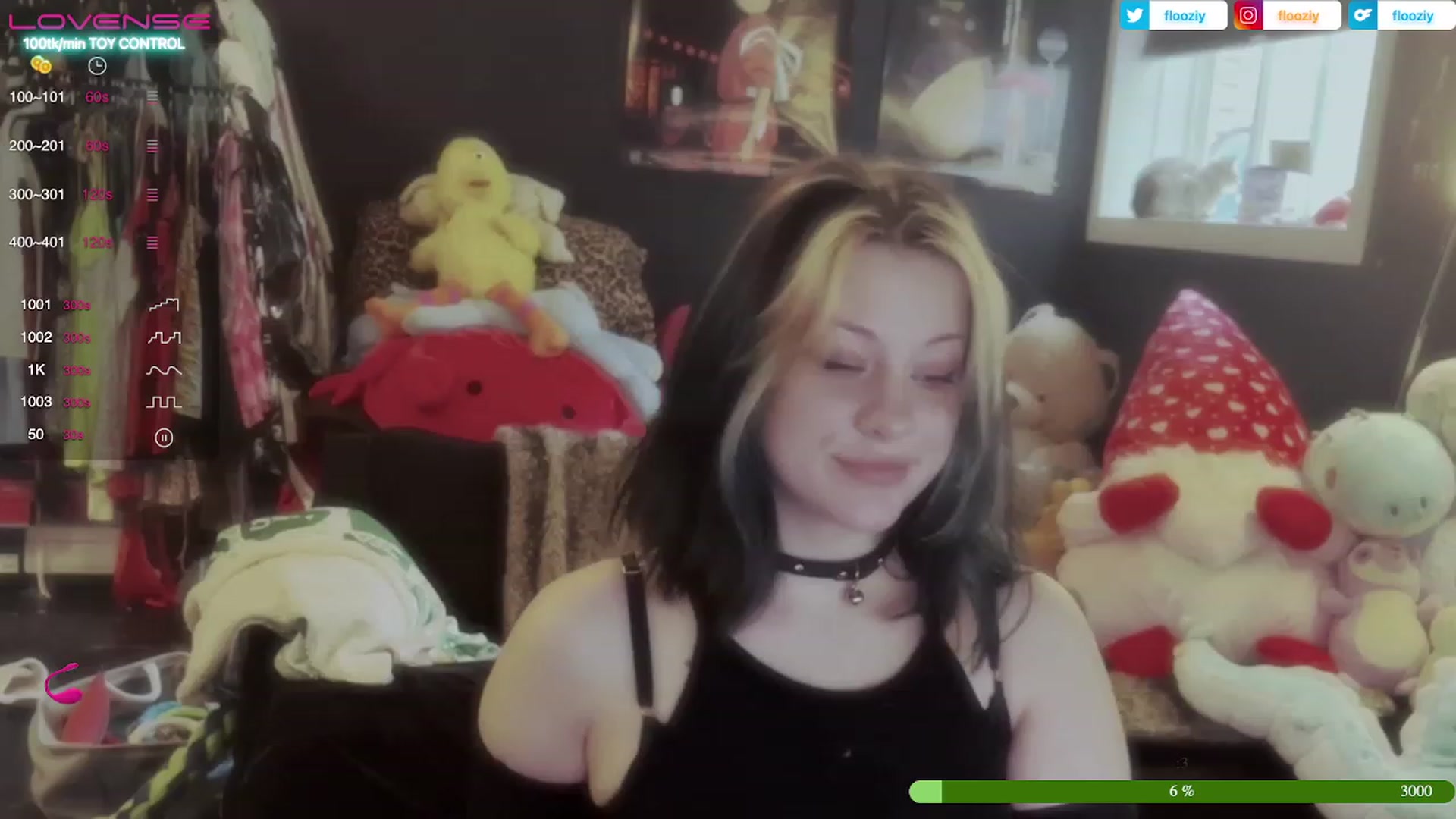 Gallery image thumbnail from flooziy's myfreecams stream on, 06/14/2023, 01:36 image 6 of 20