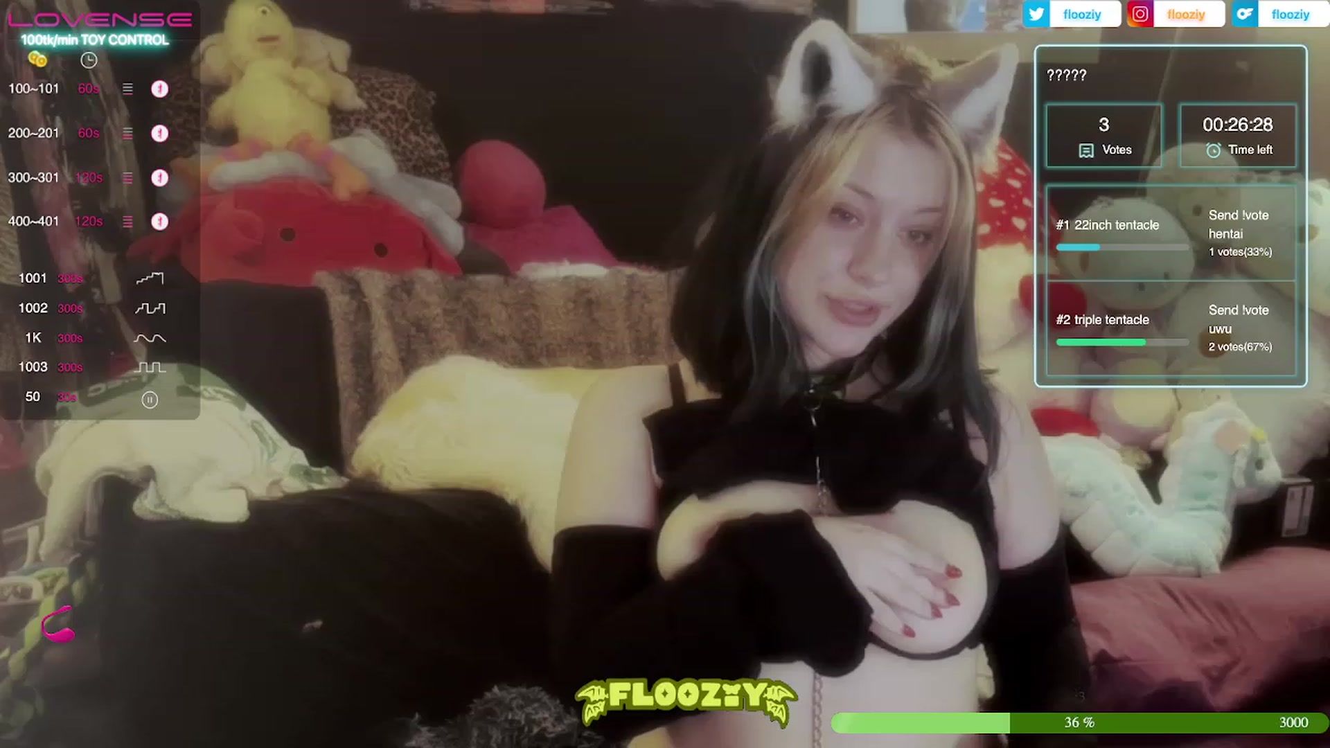 Gallery image thumbnail from flooziy's myfreecams stream on, 06/14/2023, 04:56 image 10 of 20
