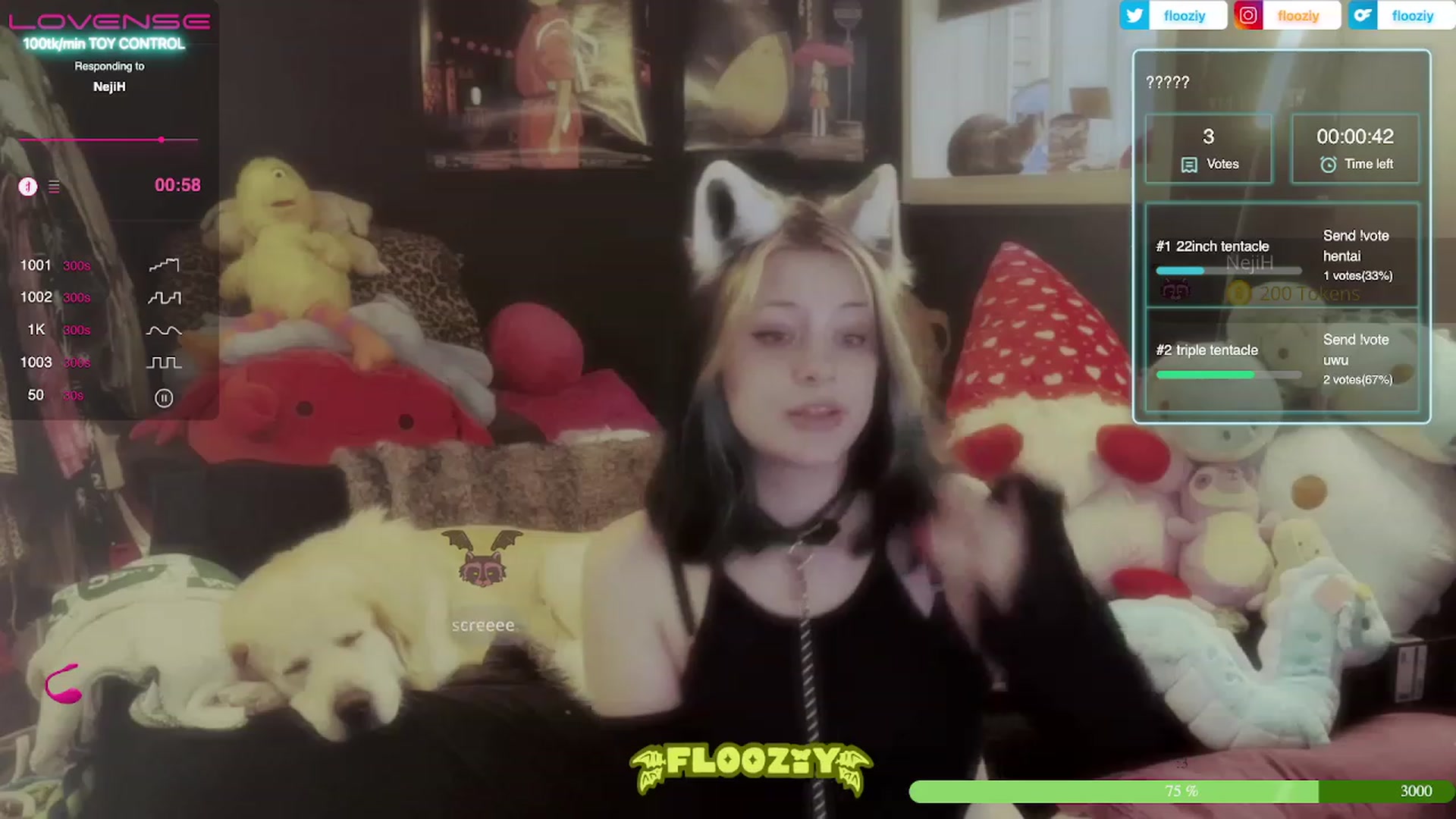 Gallery image thumbnail from flooziy's myfreecams stream on, 06/14/2023, 04:56 image 13 of 20