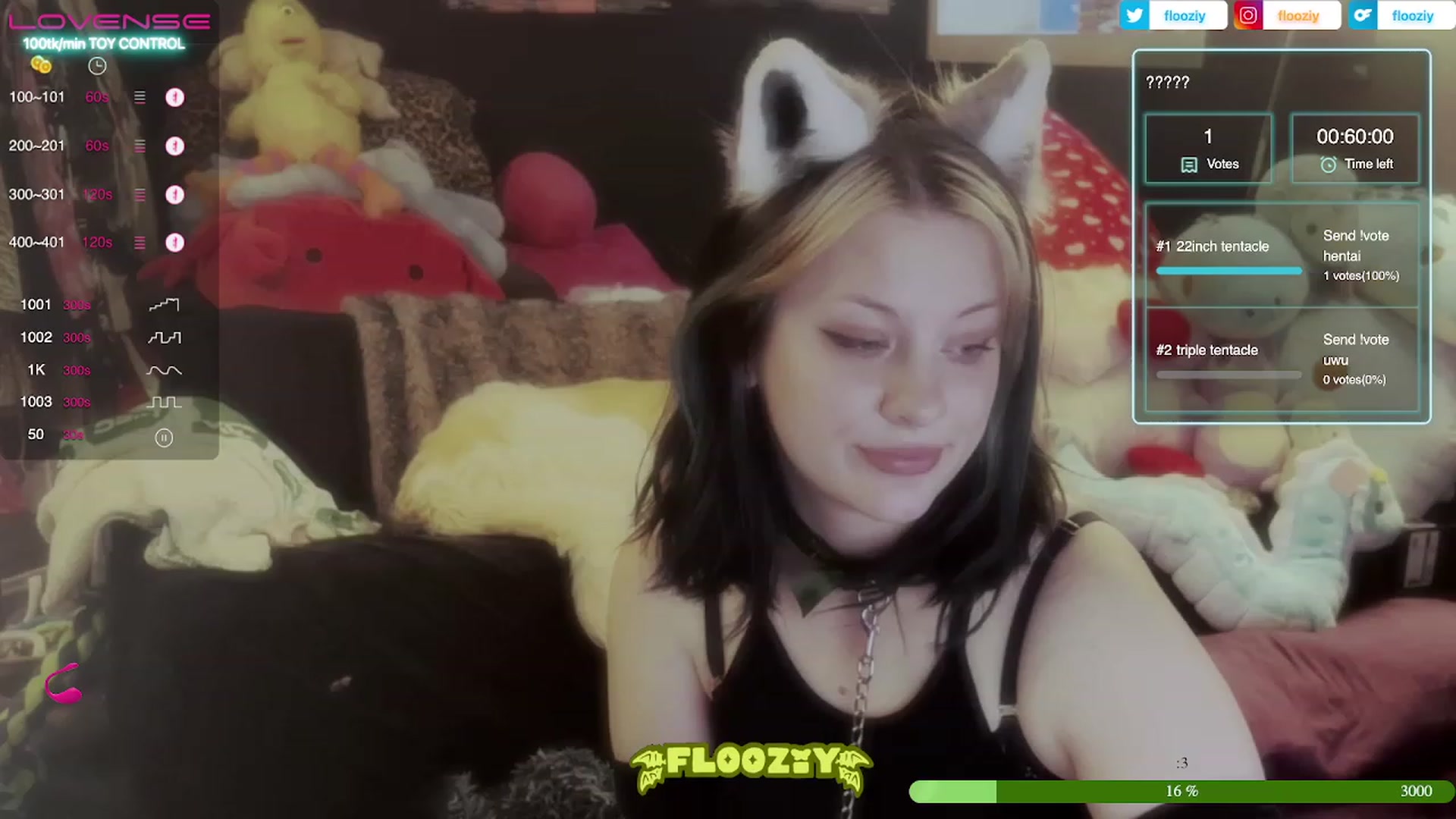 Gallery image thumbnail from flooziy's myfreecams stream on, 06/14/2023, 04:56 image 6 of 20