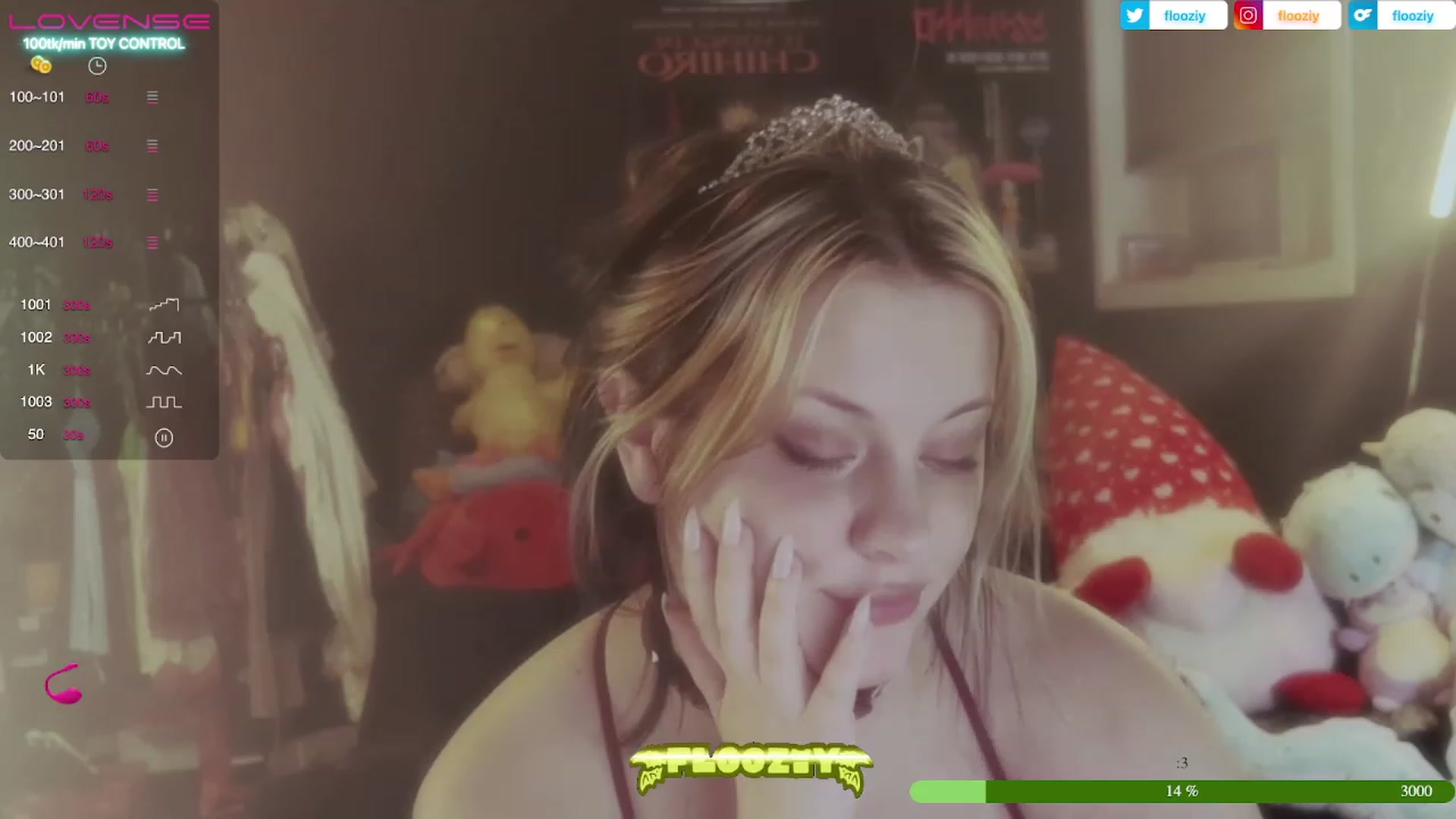 Gallery image thumbnail from flooziy's myfreecams stream on, 06/15/2023, 08:28 image 19 of 20