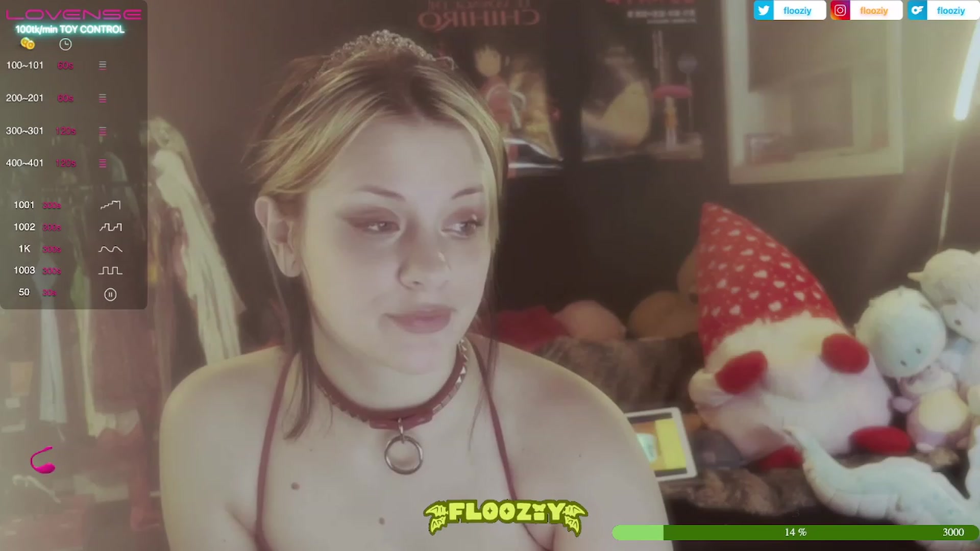 Gallery image thumbnail from flooziy's myfreecams stream on, 06/15/2023, 08:28 image 11 of 20
