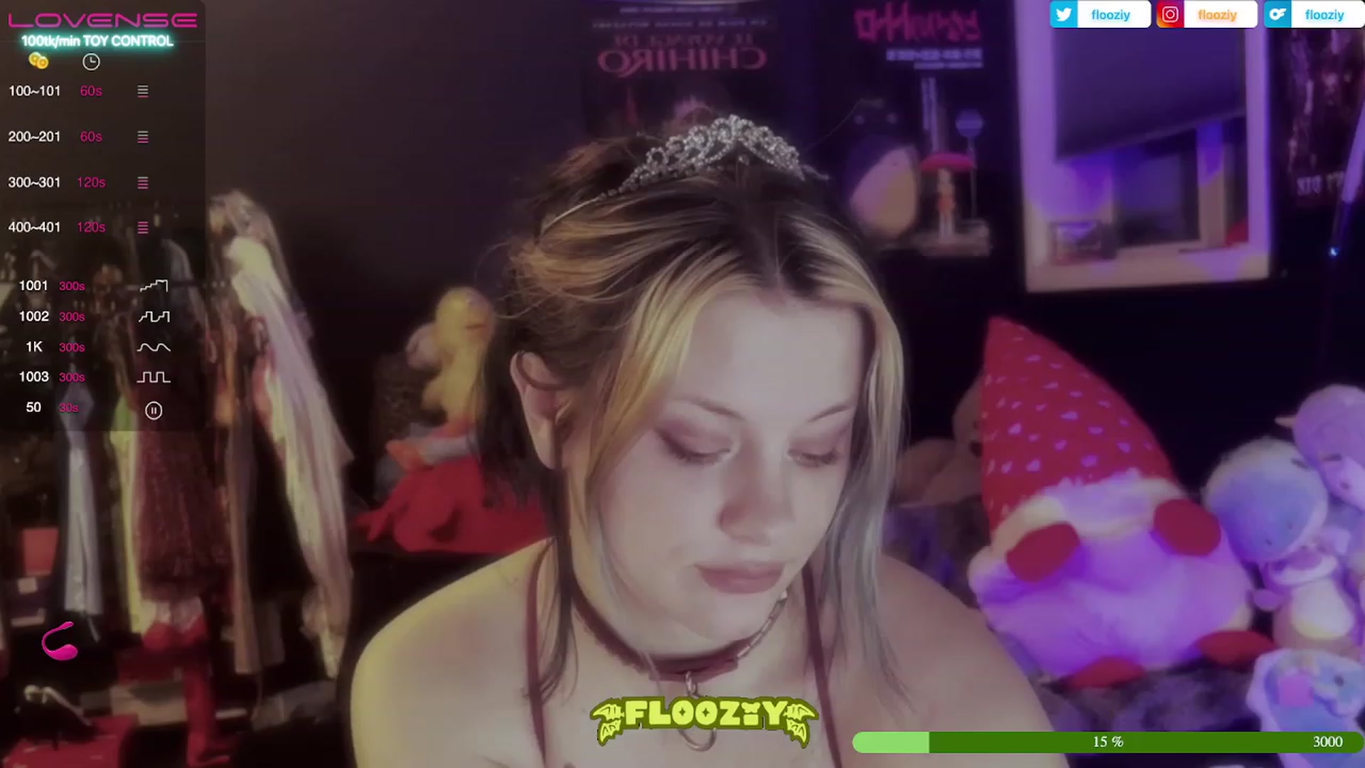 Gallery image thumbnail from flooziy's myfreecams stream on, 06/15/2023, 08:46 image 3 of 20