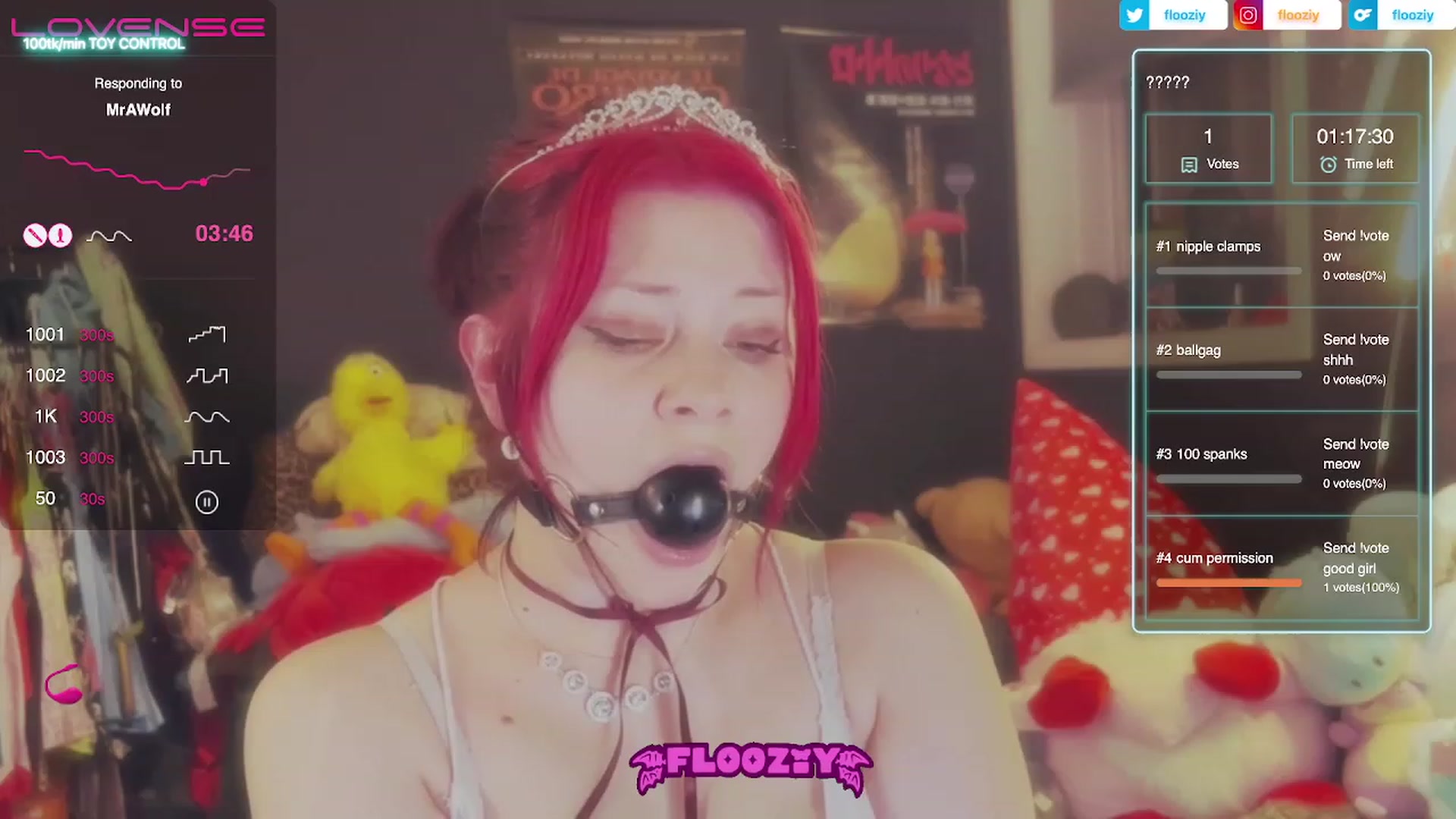 Gallery image thumbnail from flooziy's myfreecams stream on, 06/23/2023, 04:53 image 20 of 20