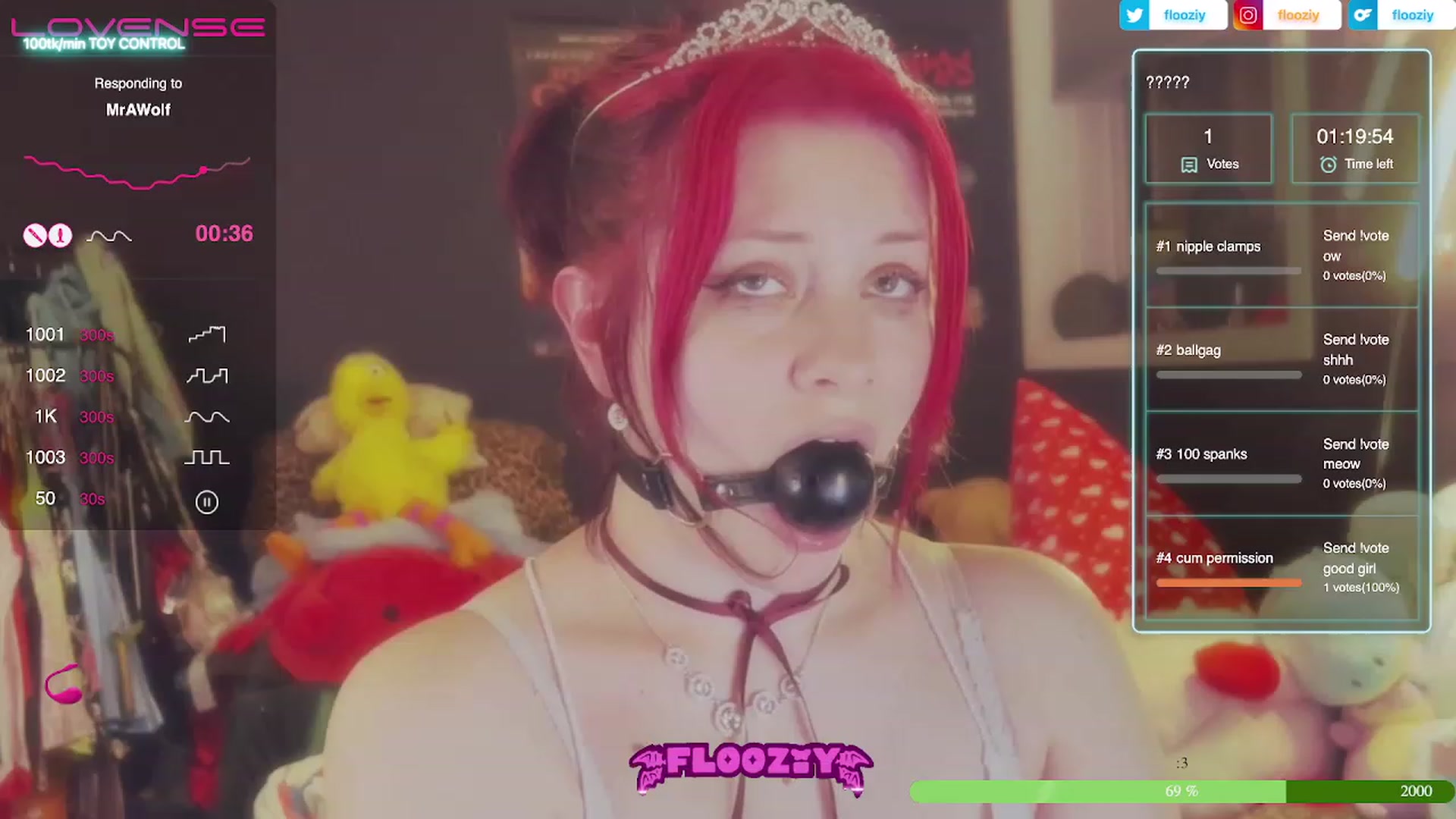 Gallery image thumbnail from flooziy's myfreecams stream on, 06/23/2023, 04:53 image 17 of 20