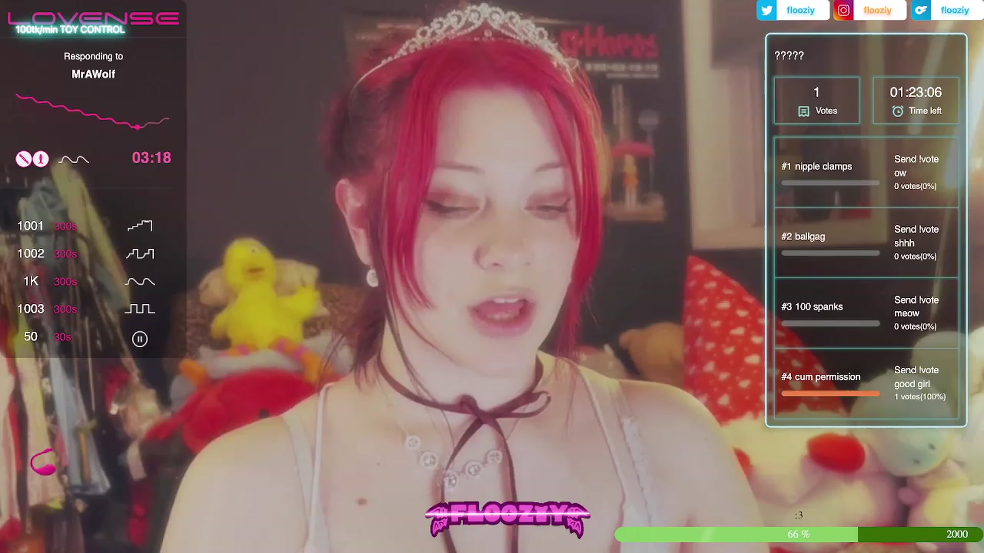Gallery image thumbnail from flooziy's myfreecams stream on, 06/23/2023, 04:53 image 13 of 20