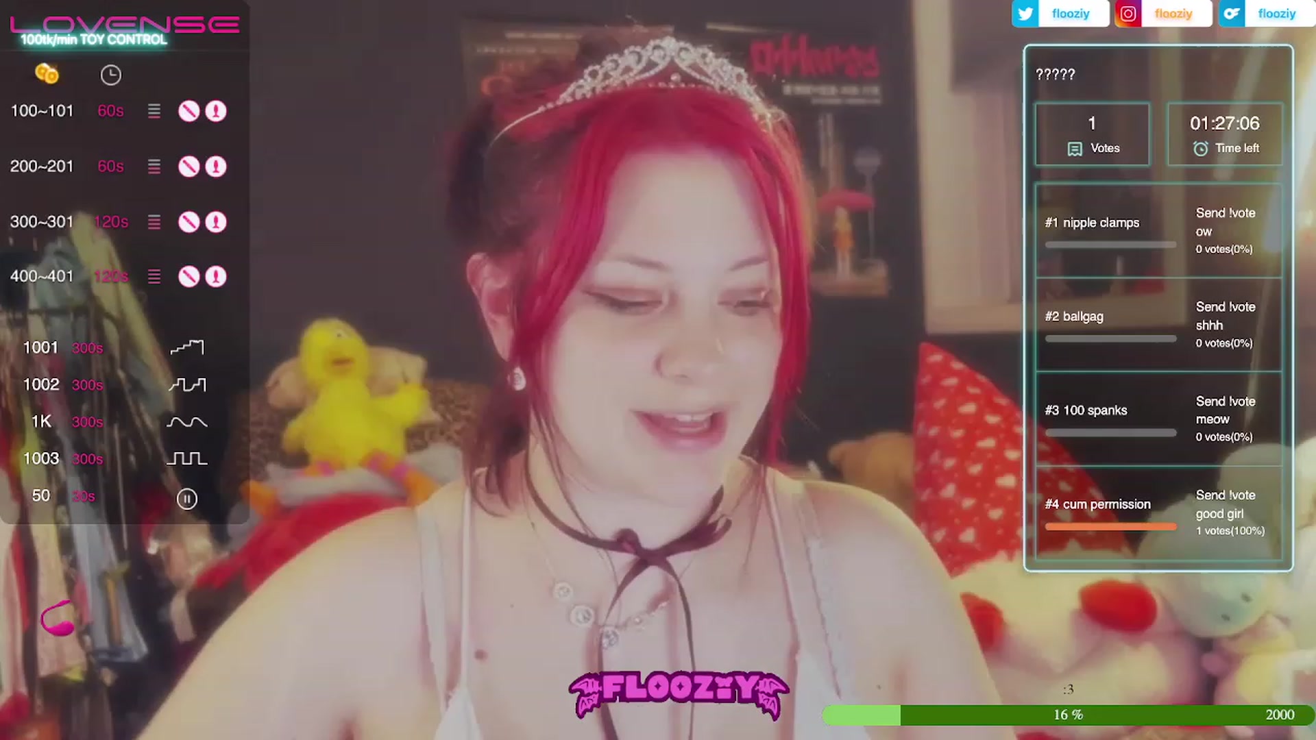 Gallery image thumbnail from flooziy's myfreecams stream on, 06/23/2023, 04:53 image 8 of 20
