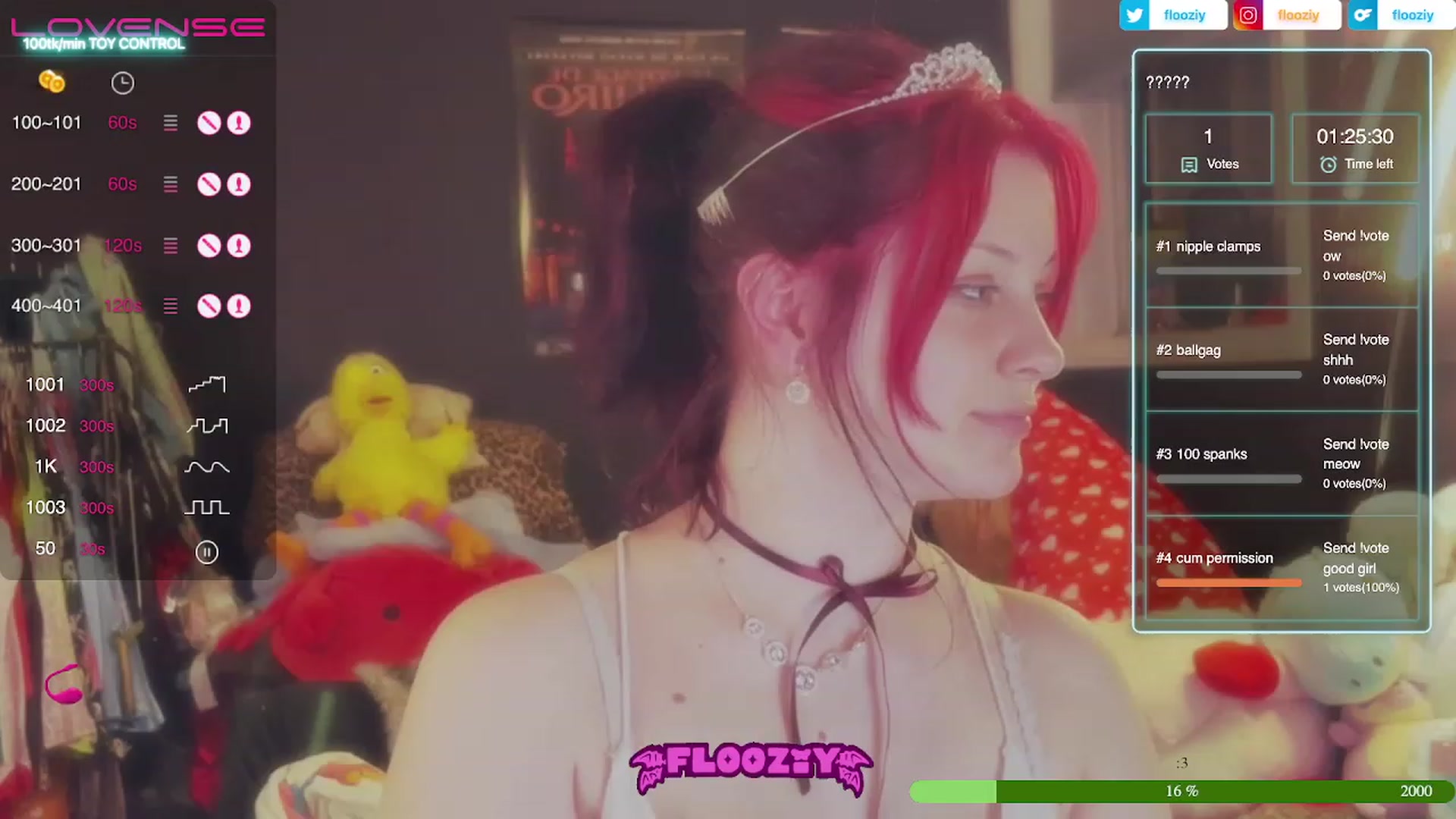 Gallery image thumbnail from flooziy's myfreecams stream on, 06/23/2023, 04:53 image 10 of 20