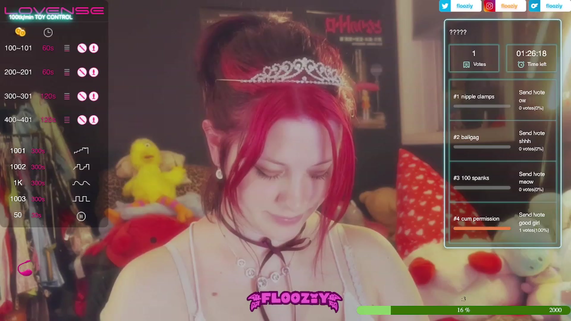 Gallery image thumbnail from flooziy's myfreecams stream on, 06/23/2023, 04:53 image 9 of 20