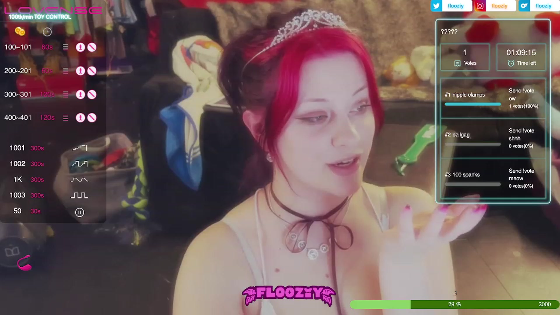 Gallery image thumbnail from flooziy's myfreecams stream on, 06/23/2023, 05:27 image 19 of 20