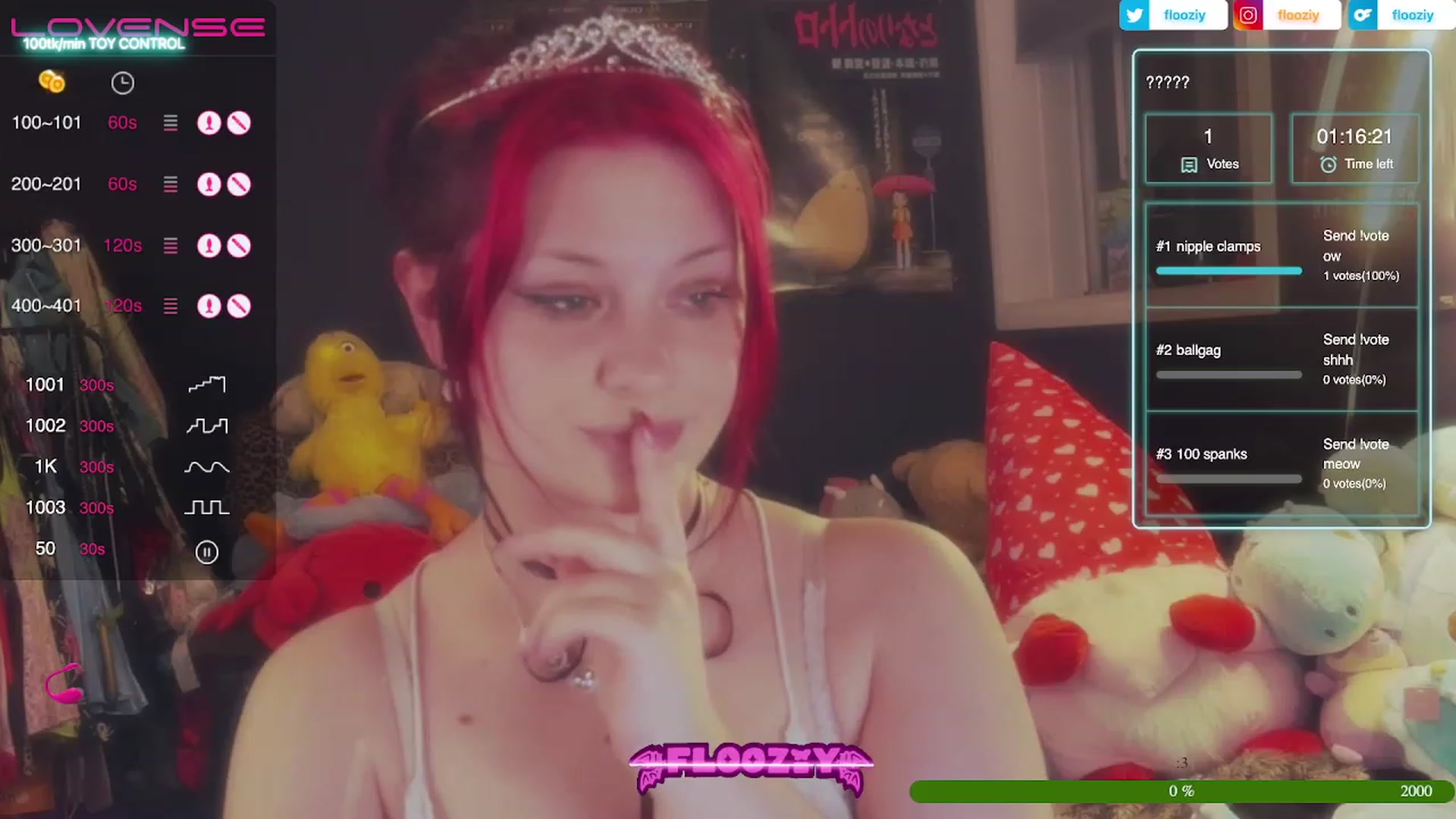 Gallery image thumbnail from flooziy's myfreecams stream on, 06/23/2023, 05:27 image 13 of 20