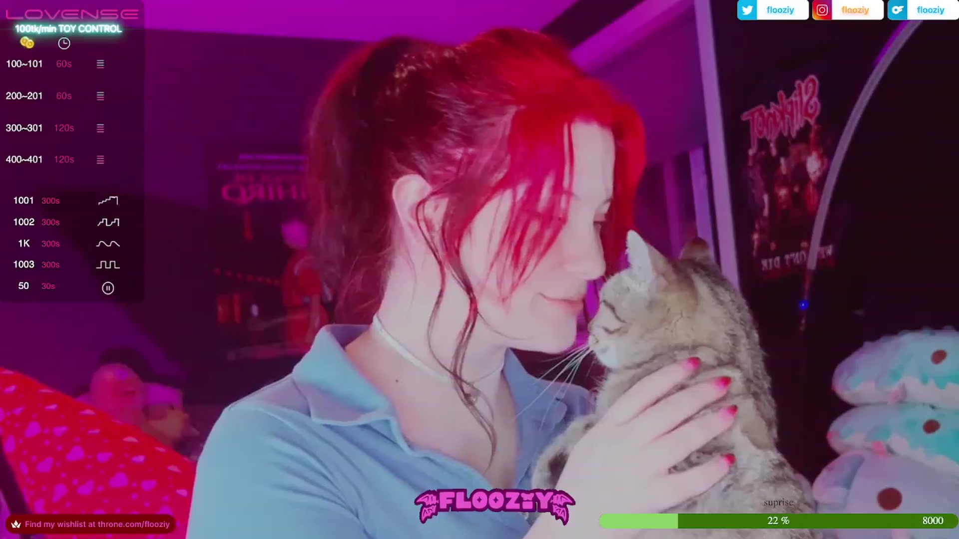 Gallery image thumbnail from flooziy's myfreecams stream on, 06/25/2023, 06:55 image 6 of 20