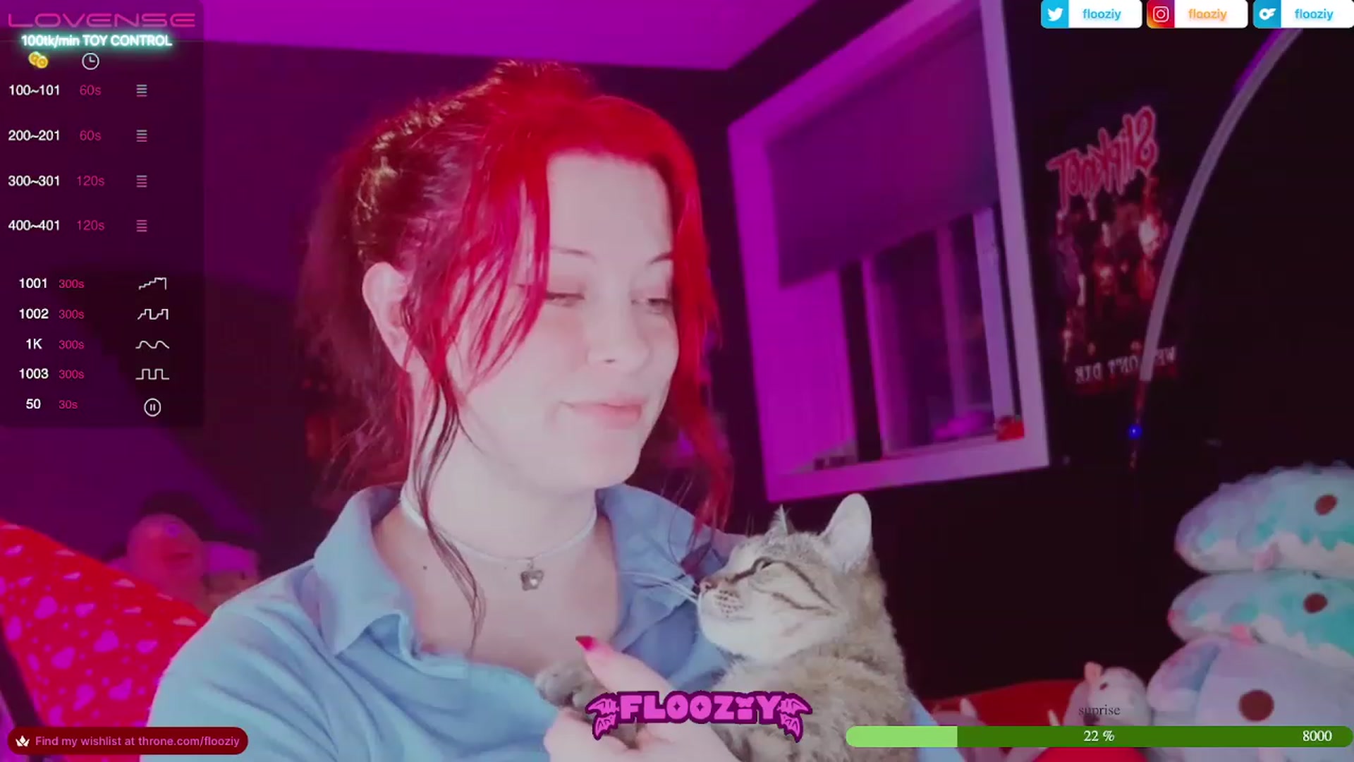 Gallery image thumbnail from flooziy's myfreecams stream on, 06/25/2023, 06:55 image 8 of 20