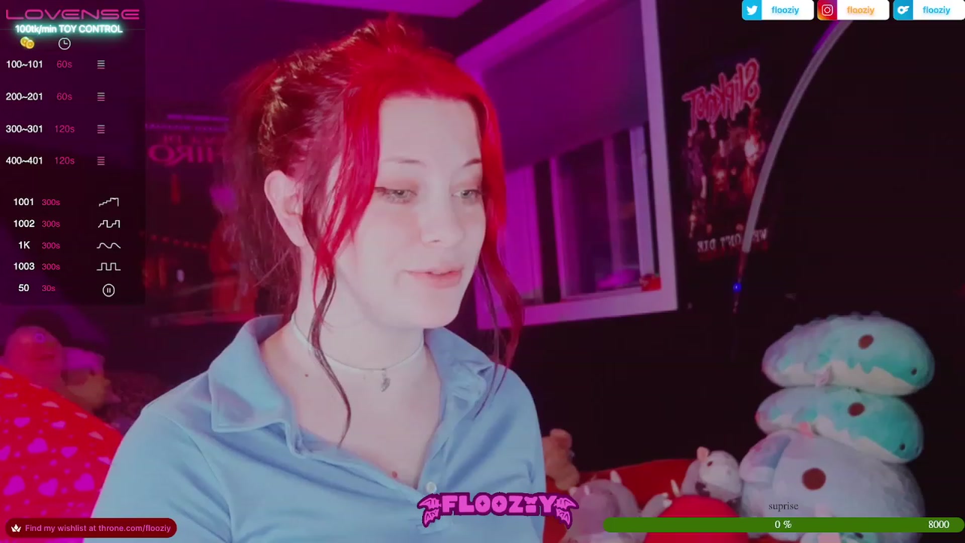 Gallery image thumbnail from flooziy's myfreecams stream on, 06/25/2023, 07:10 image 2 of 20