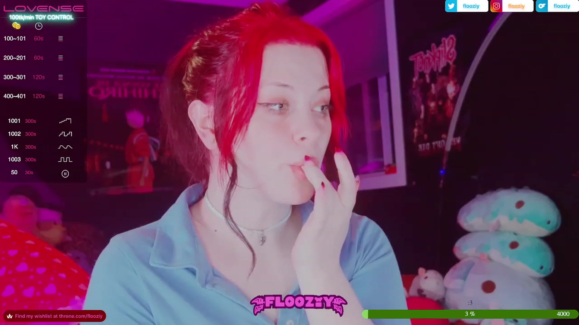 Gallery image thumbnail from flooziy's myfreecams stream on, 06/25/2023, 07:10 image 15 of 20