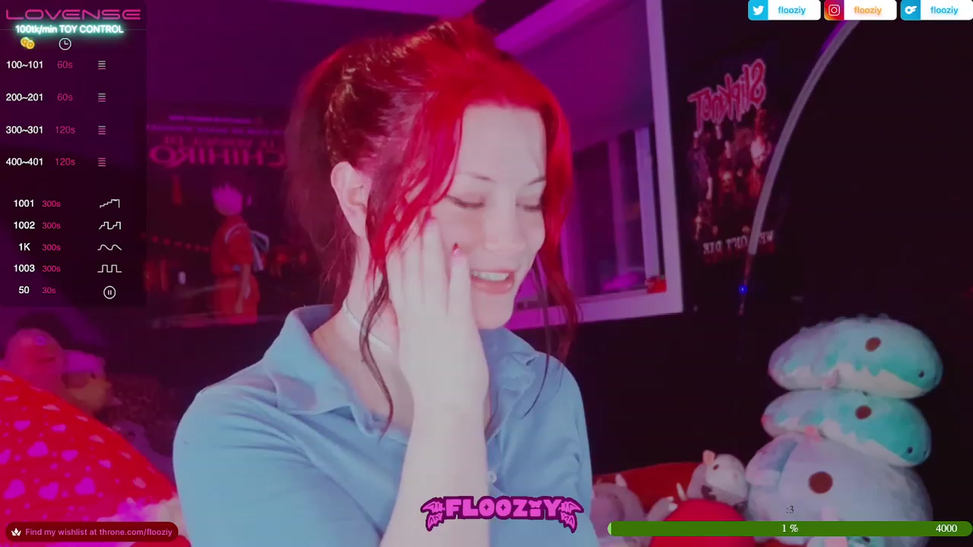 Gallery image thumbnail from flooziy's myfreecams stream on, 06/25/2023, 07:10 image 14 of 20