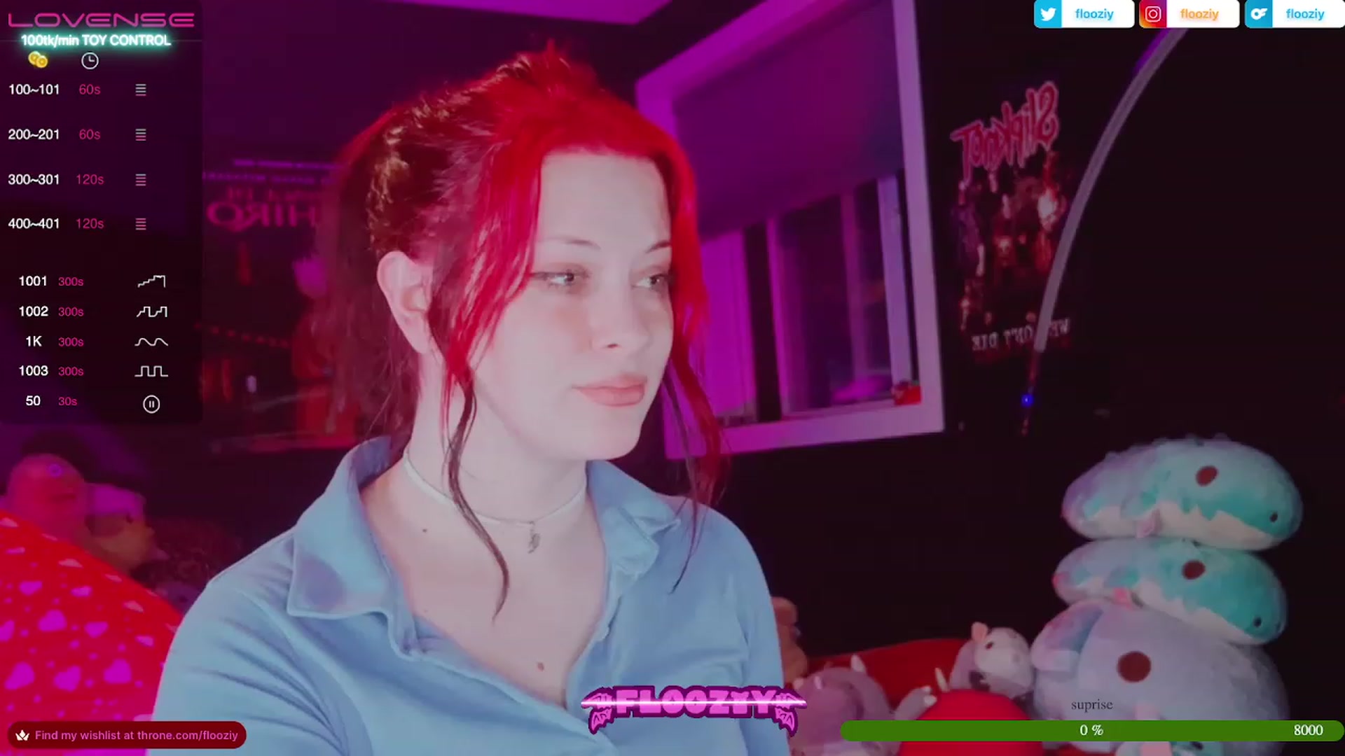 Gallery image thumbnail from flooziy's myfreecams stream on, 06/25/2023, 07:10 image 7 of 20