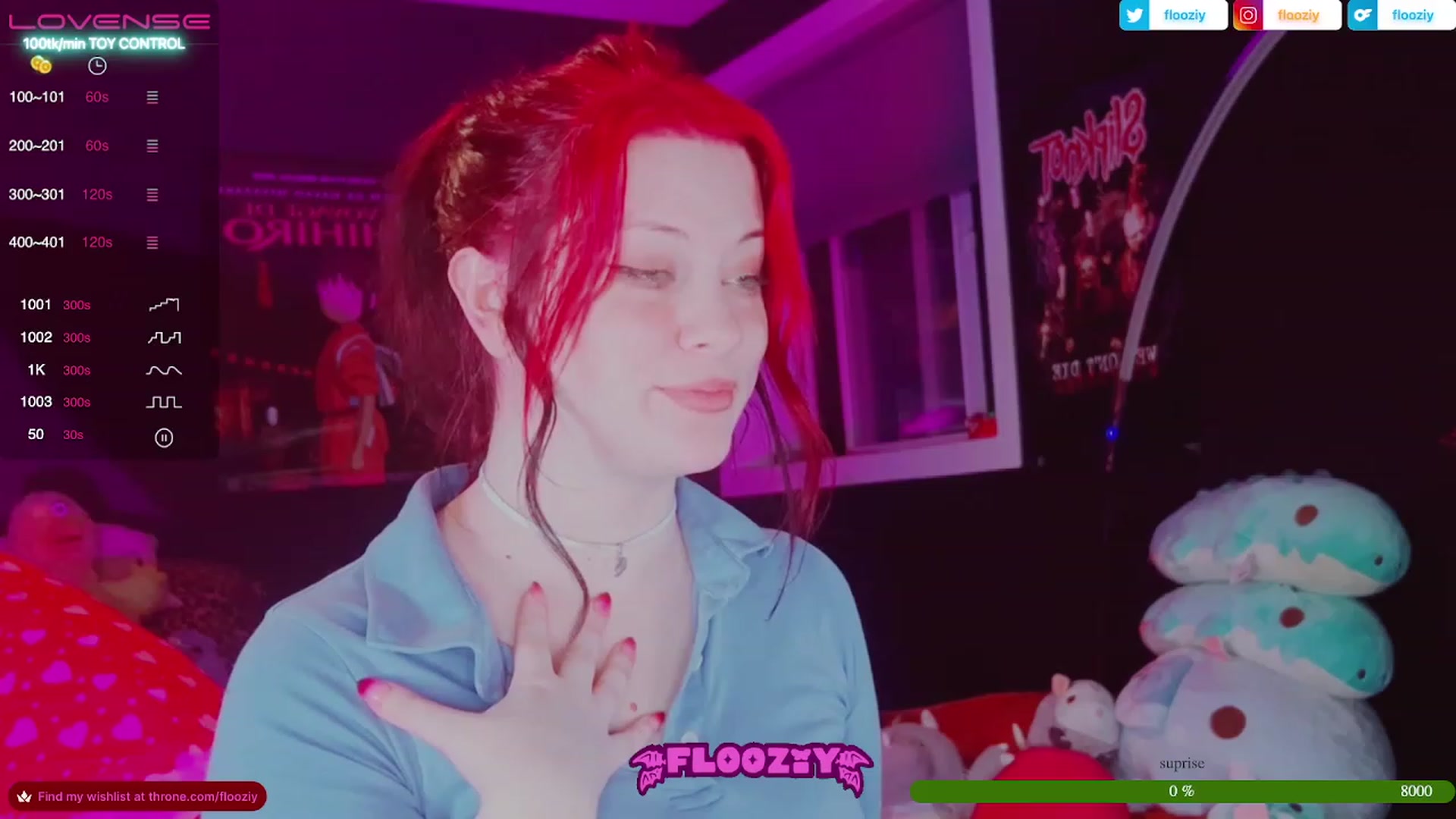 Gallery image thumbnail from flooziy's myfreecams stream on, 06/25/2023, 07:10 image 8 of 20