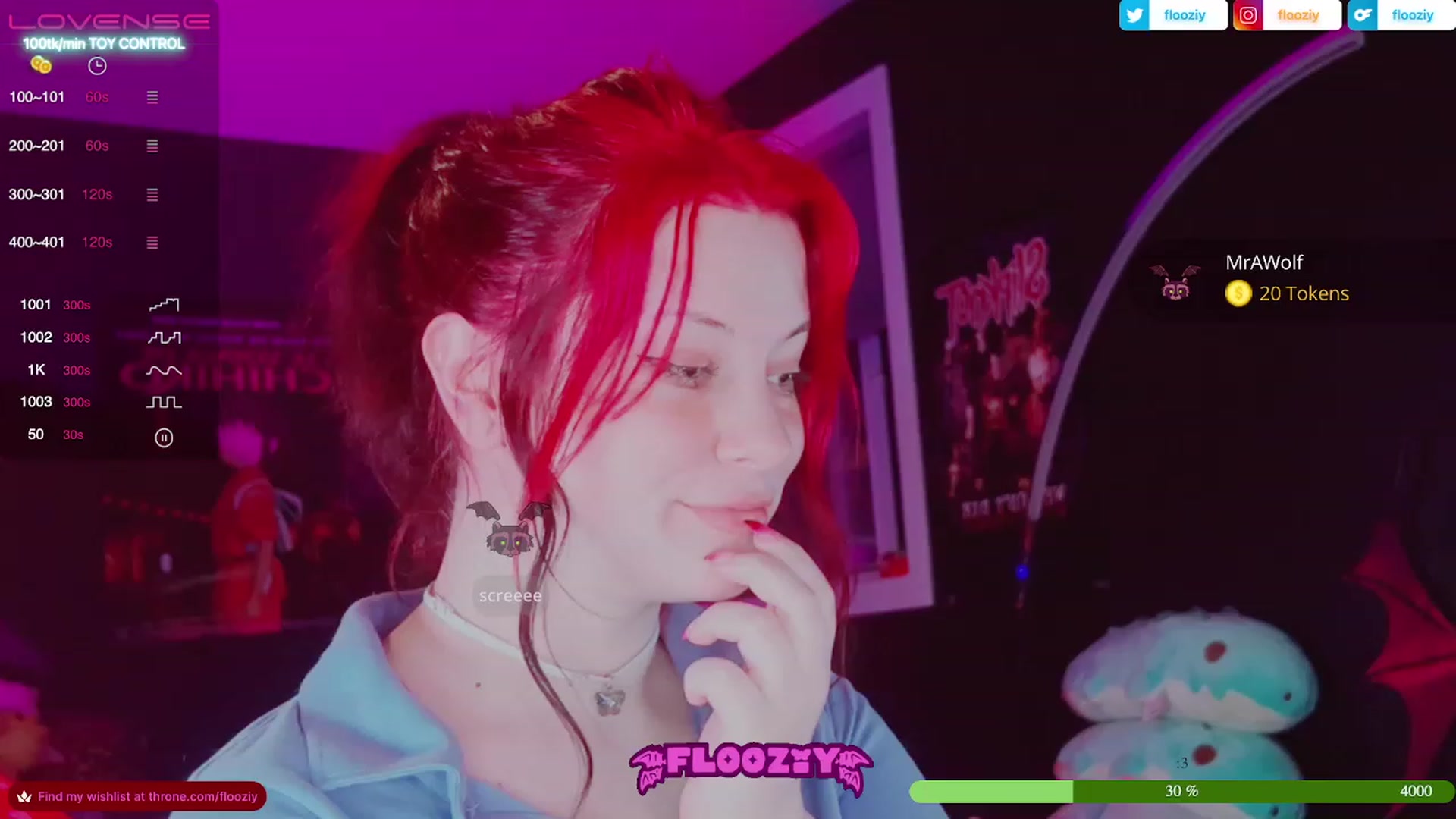 Gallery image thumbnail from flooziy's myfreecams stream on, 06/25/2023, 08:40 image 11 of 20