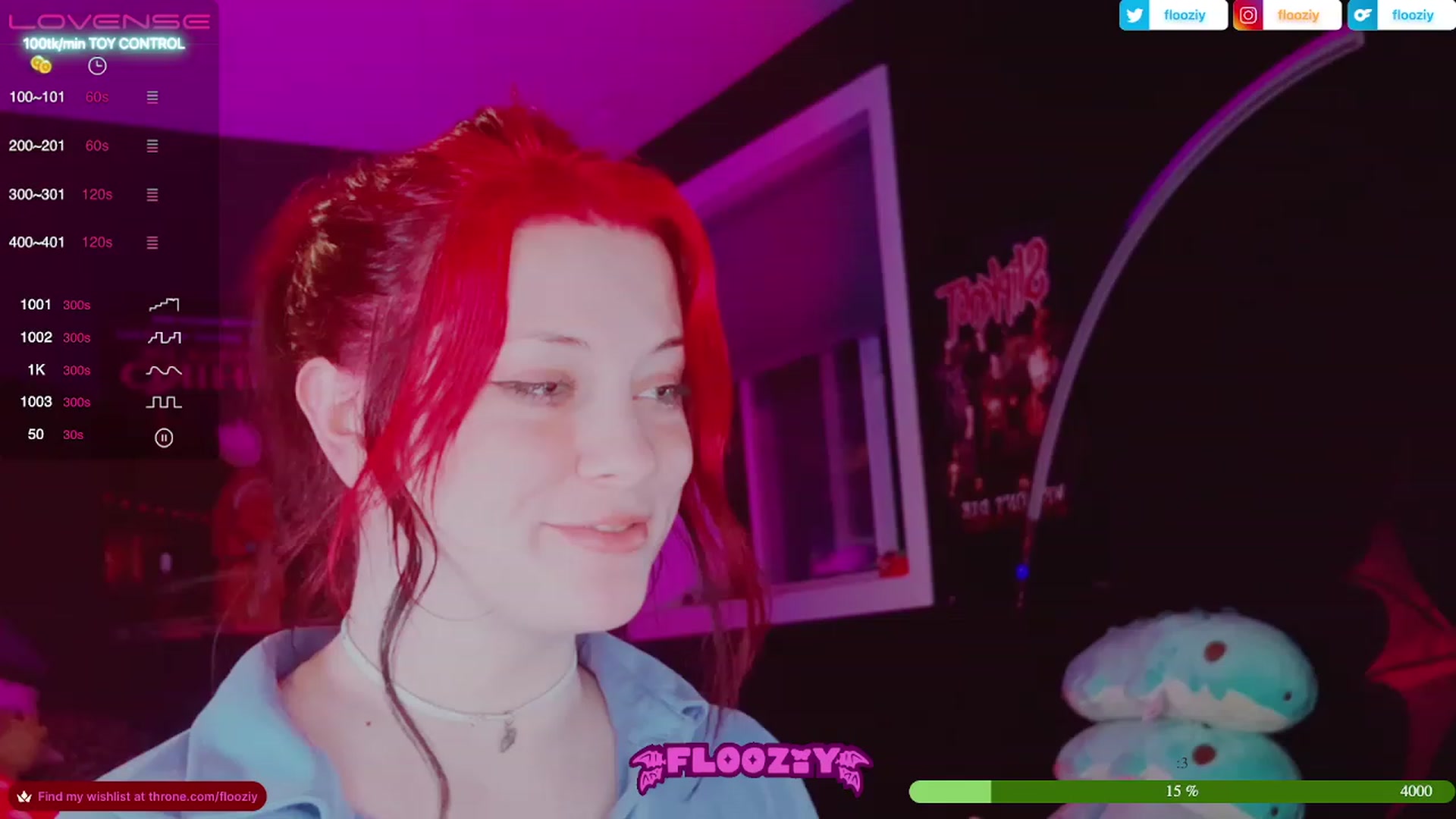 Gallery image thumbnail from flooziy's myfreecams stream on, 06/25/2023, 08:40 image 6 of 20