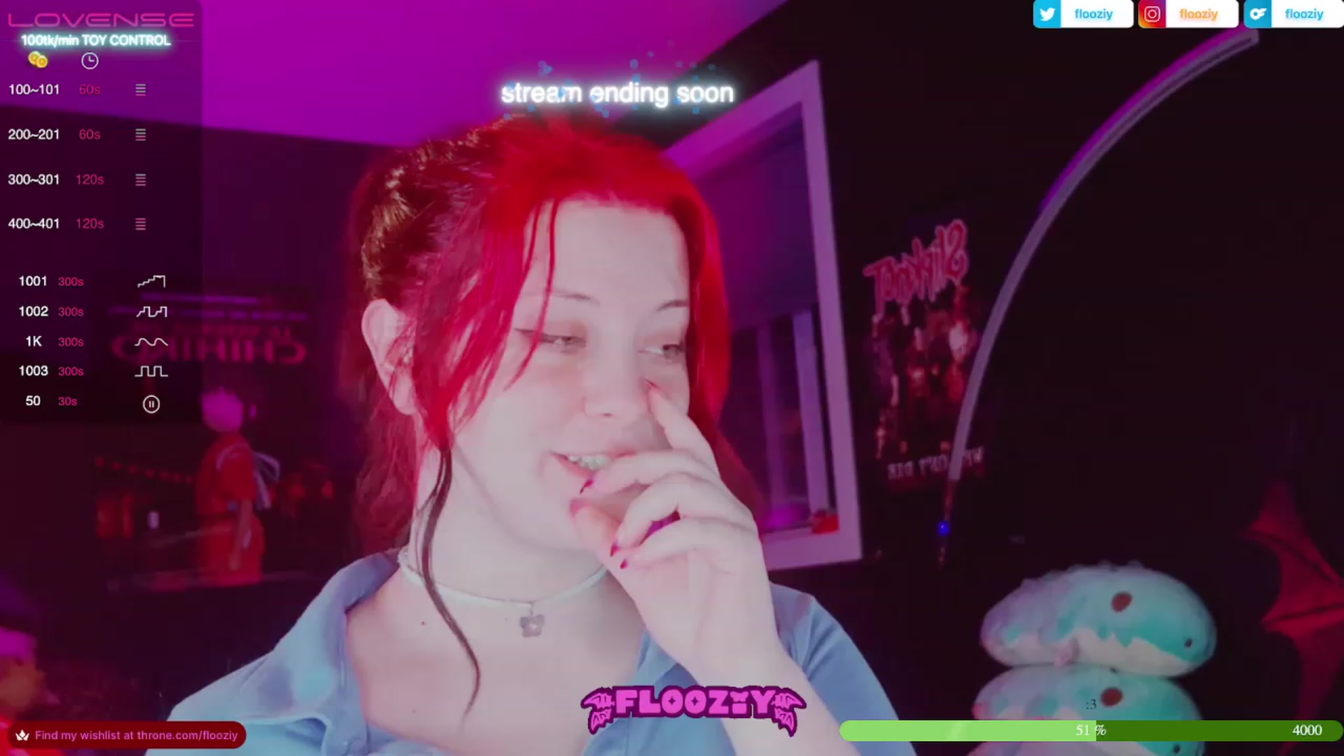 Gallery image thumbnail from flooziy's myfreecams stream on, 06/25/2023, 08:40 image 20 of 20
