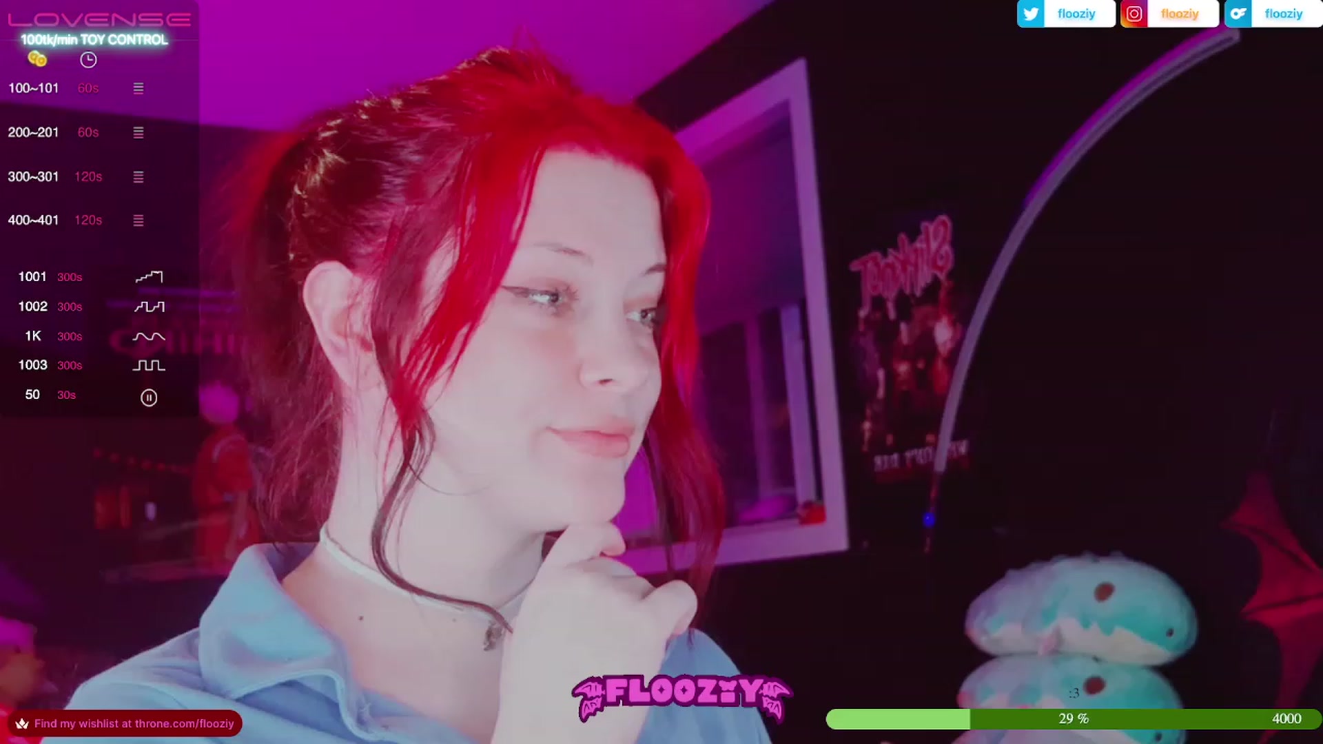 Gallery image thumbnail from flooziy's myfreecams stream on, 06/25/2023, 08:40 image 9 of 20