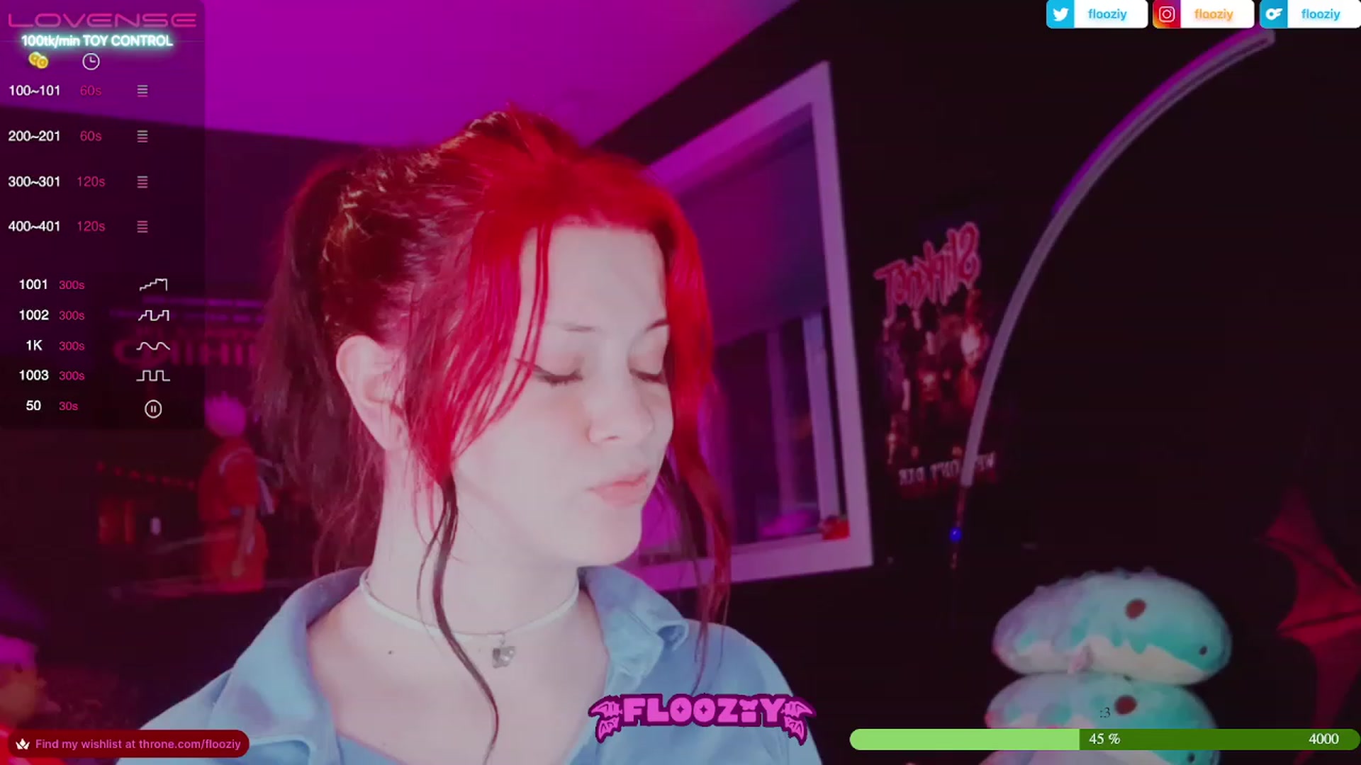 Gallery image thumbnail from flooziy's myfreecams stream on, 06/25/2023, 08:40 image 17 of 20