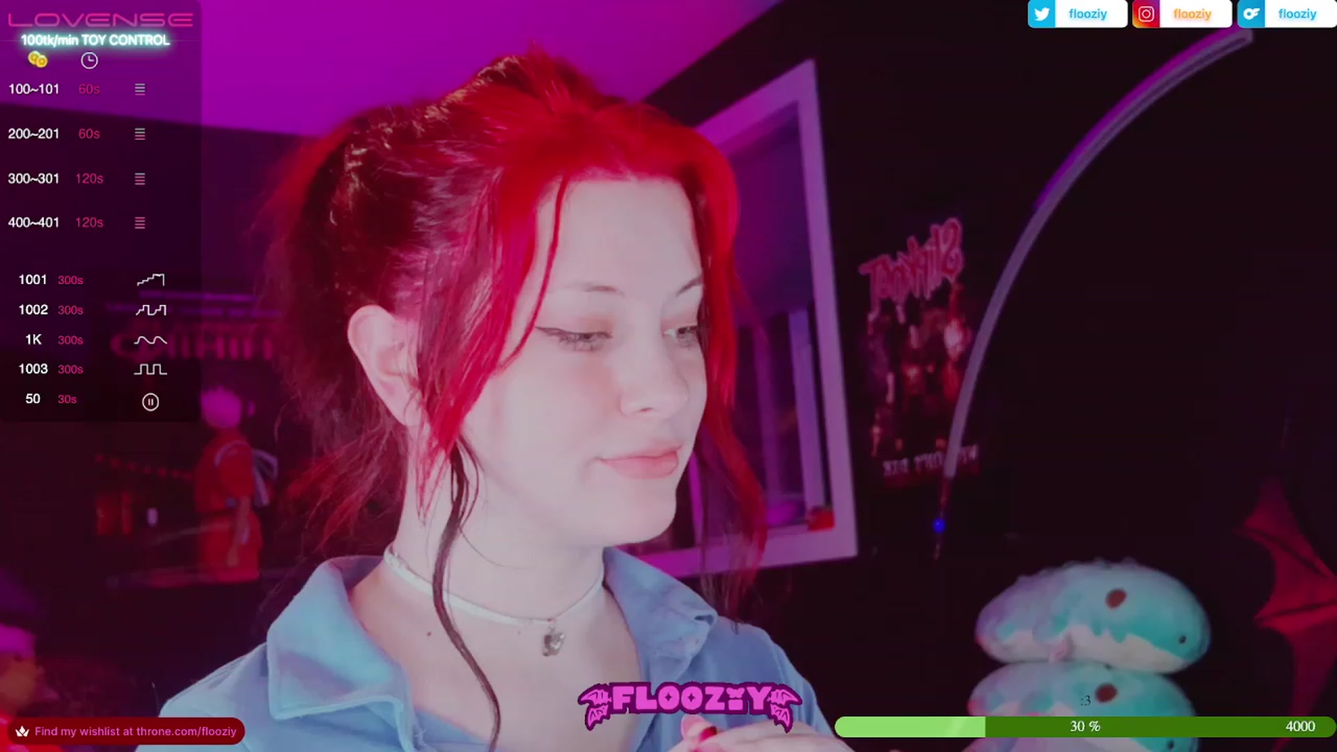 Gallery image thumbnail from flooziy's myfreecams stream on, 06/25/2023, 08:40 image 12 of 20