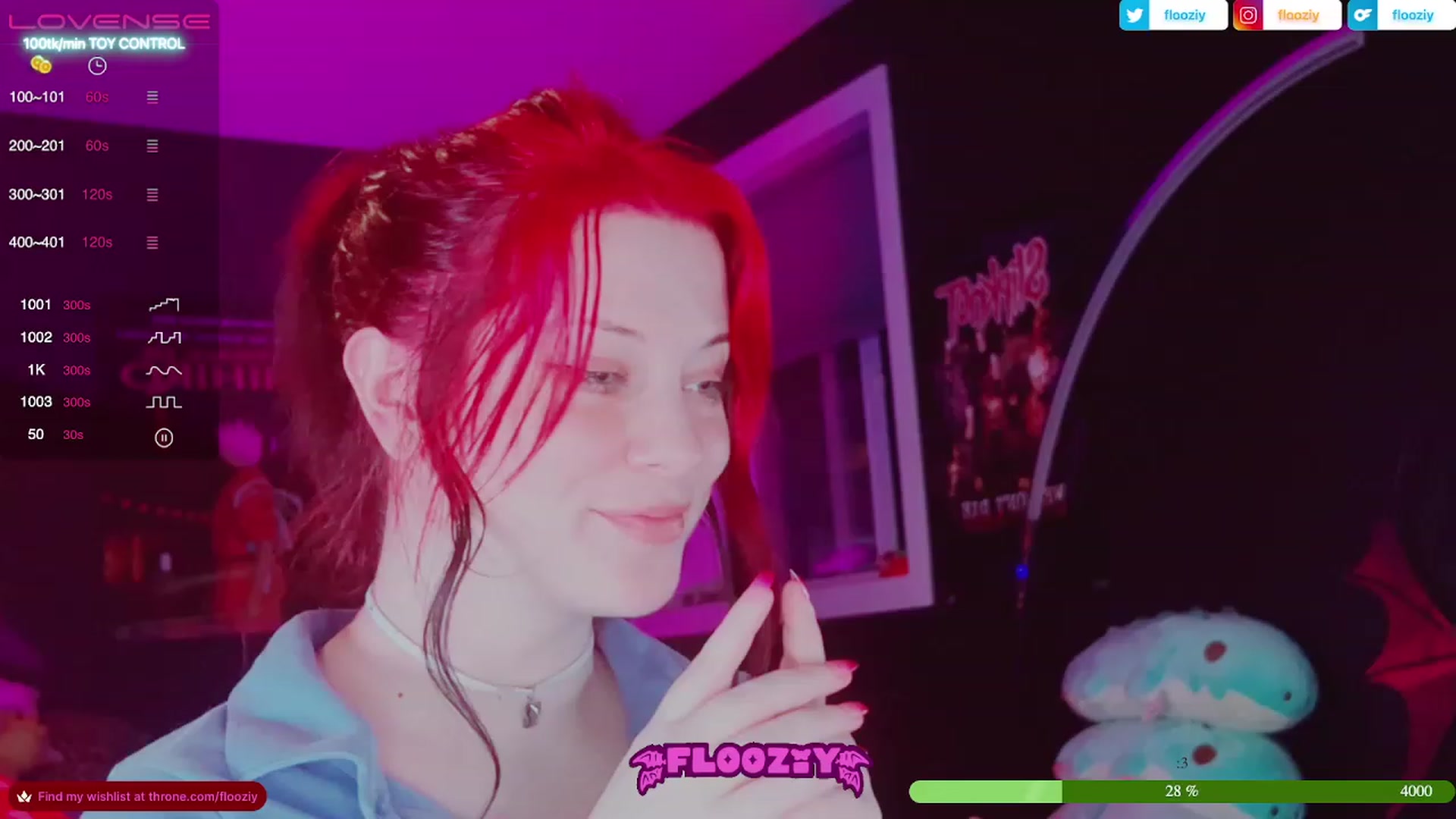 Gallery image thumbnail from flooziy's myfreecams stream on, 06/25/2023, 08:40 image 8 of 20