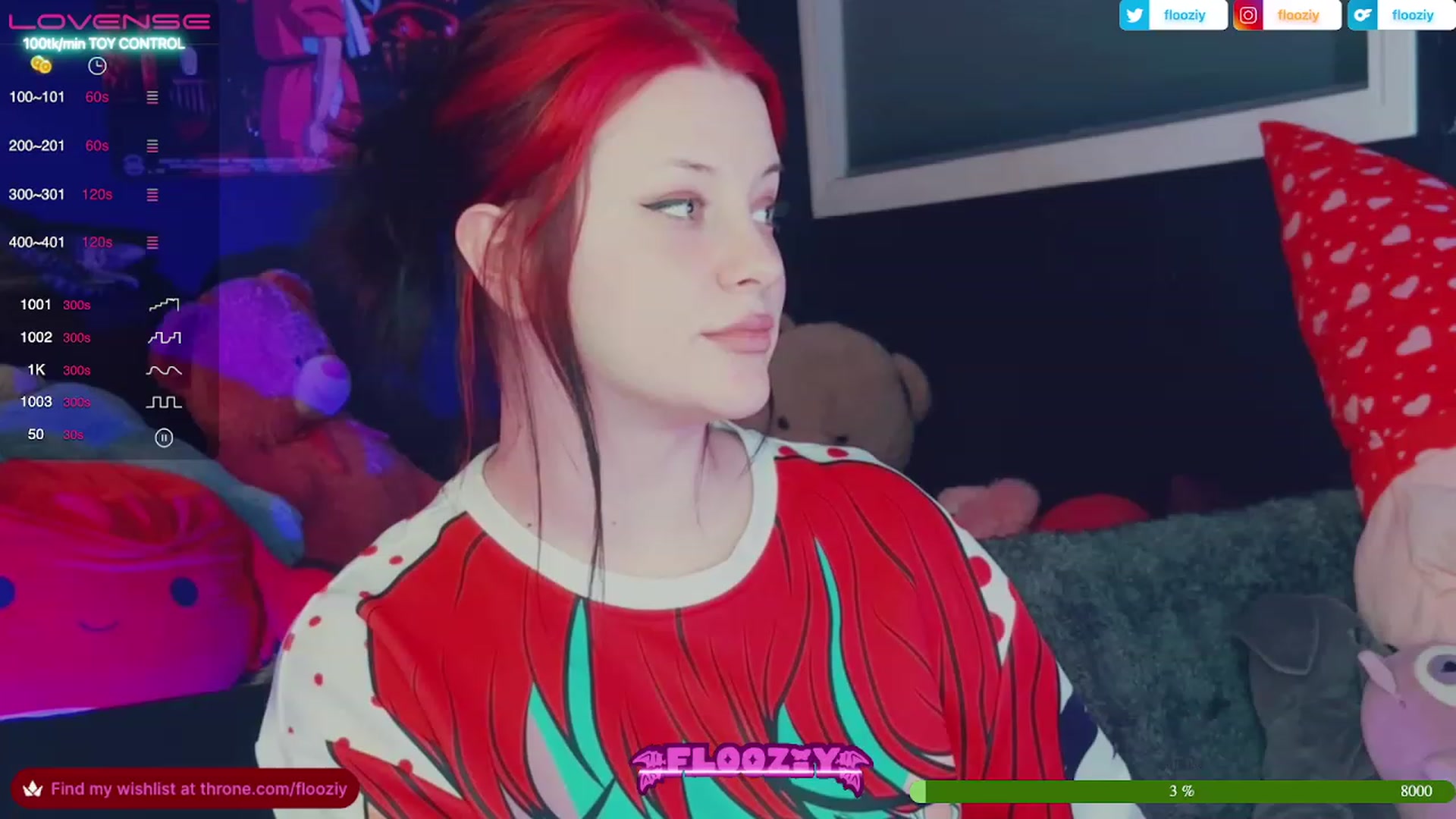 Gallery image thumbnail from flooziy's myfreecams stream on, 07/05/2023, 05:34 image 12 of 20