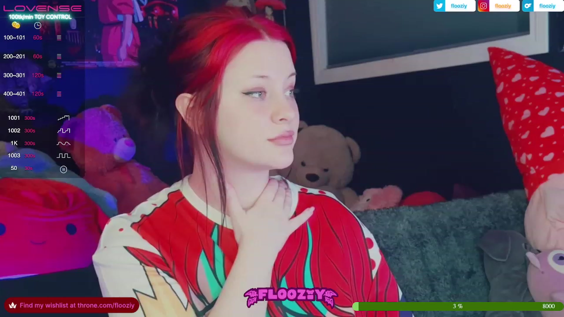 Gallery image thumbnail from flooziy's myfreecams stream on, 07/05/2023, 05:34 image 13 of 20