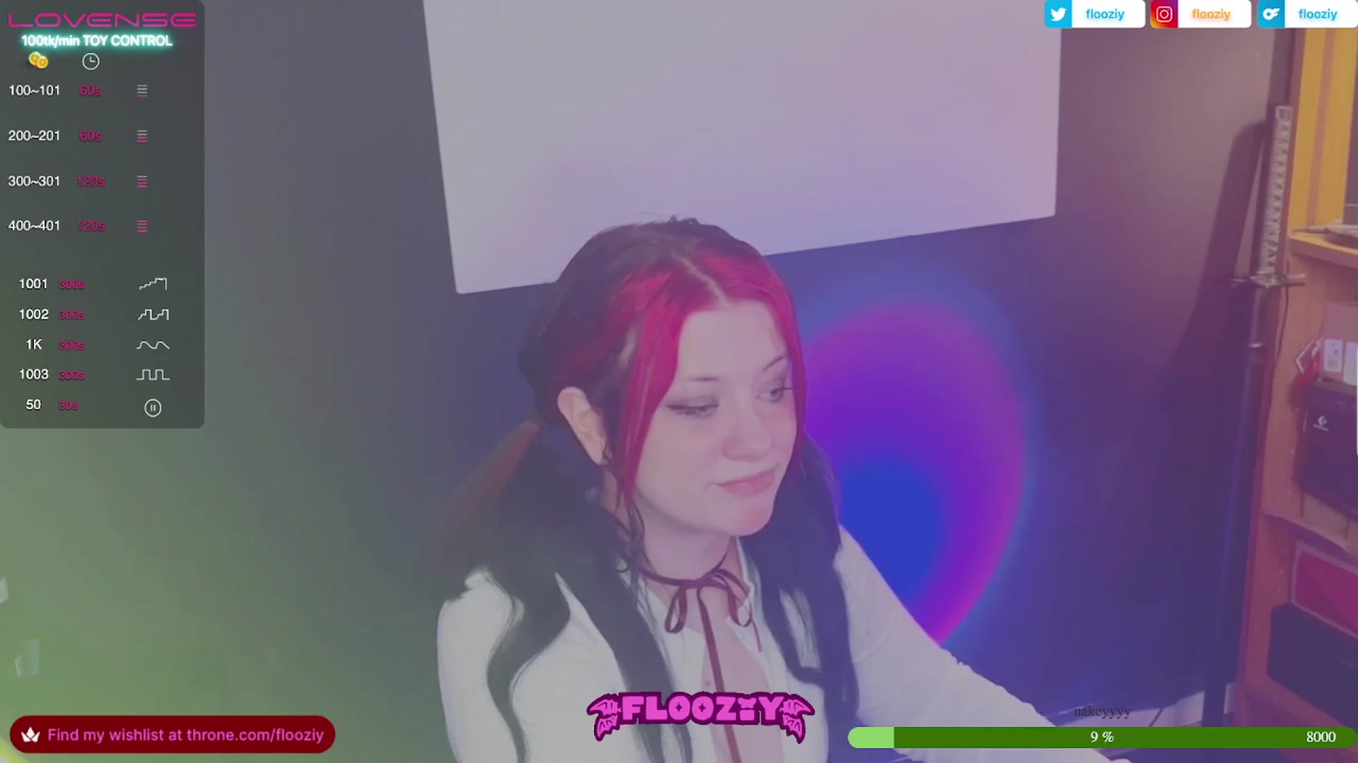 Gallery image thumbnail from flooziy's myfreecams stream on, 07/07/2023, 05:55 image 15 of 20