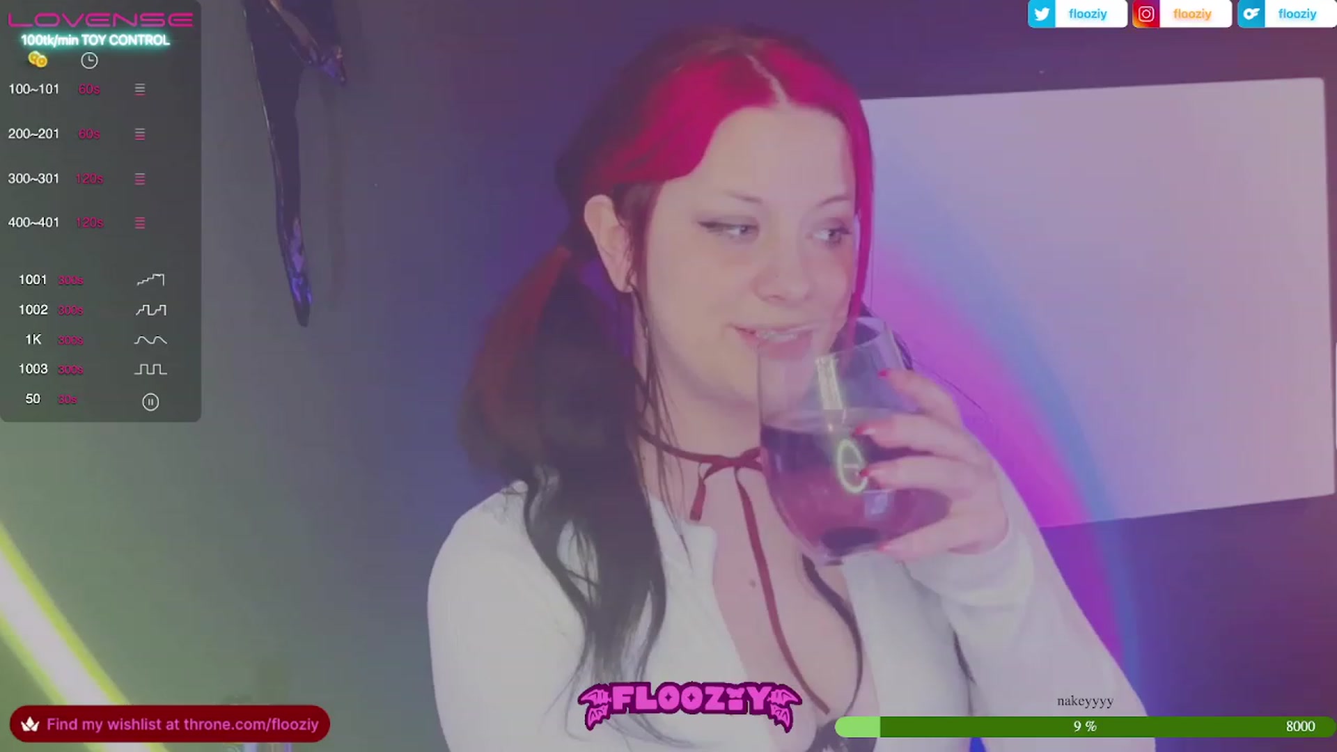 Gallery image thumbnail from flooziy's myfreecams stream on, 07/07/2023, 05:55 image 8 of 20