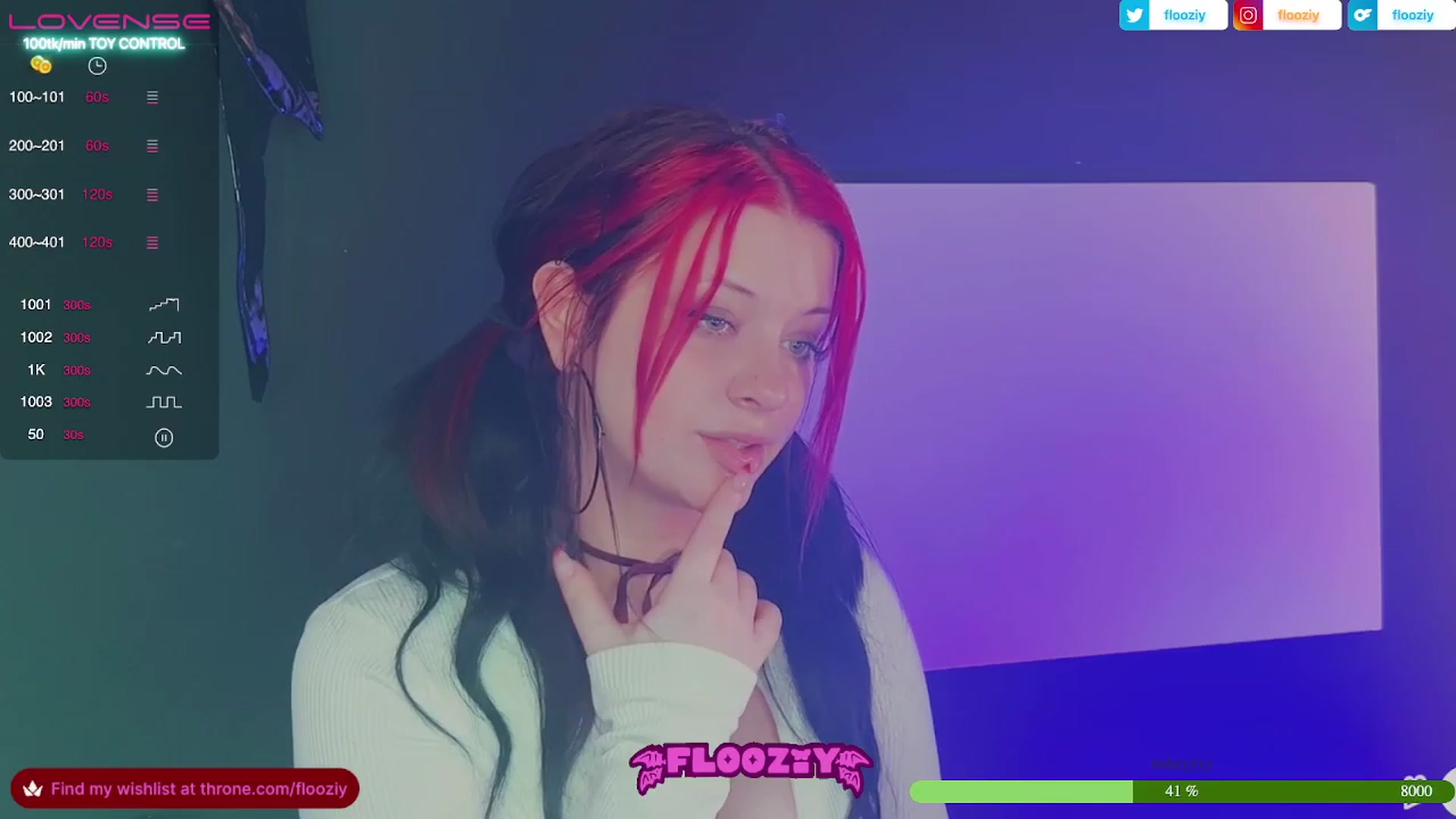 Gallery image thumbnail from flooziy's myfreecams stream on, 07/07/2023, 07:34 image 15 of 20