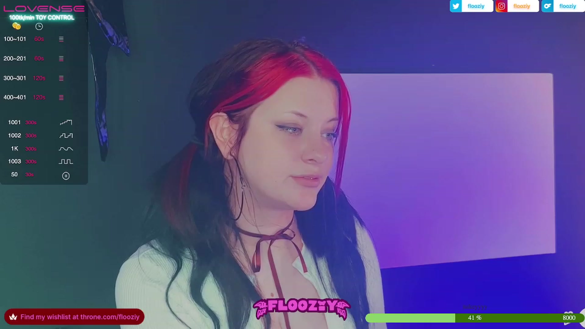 Gallery image thumbnail from flooziy's myfreecams stream on, 07/07/2023, 07:34 image 17 of 20