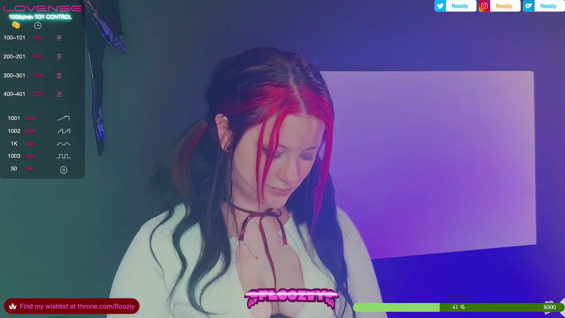 Gallery image thumbnail from flooziy's myfreecams stream on, 07/07/2023, 07:34 image 9 of 20