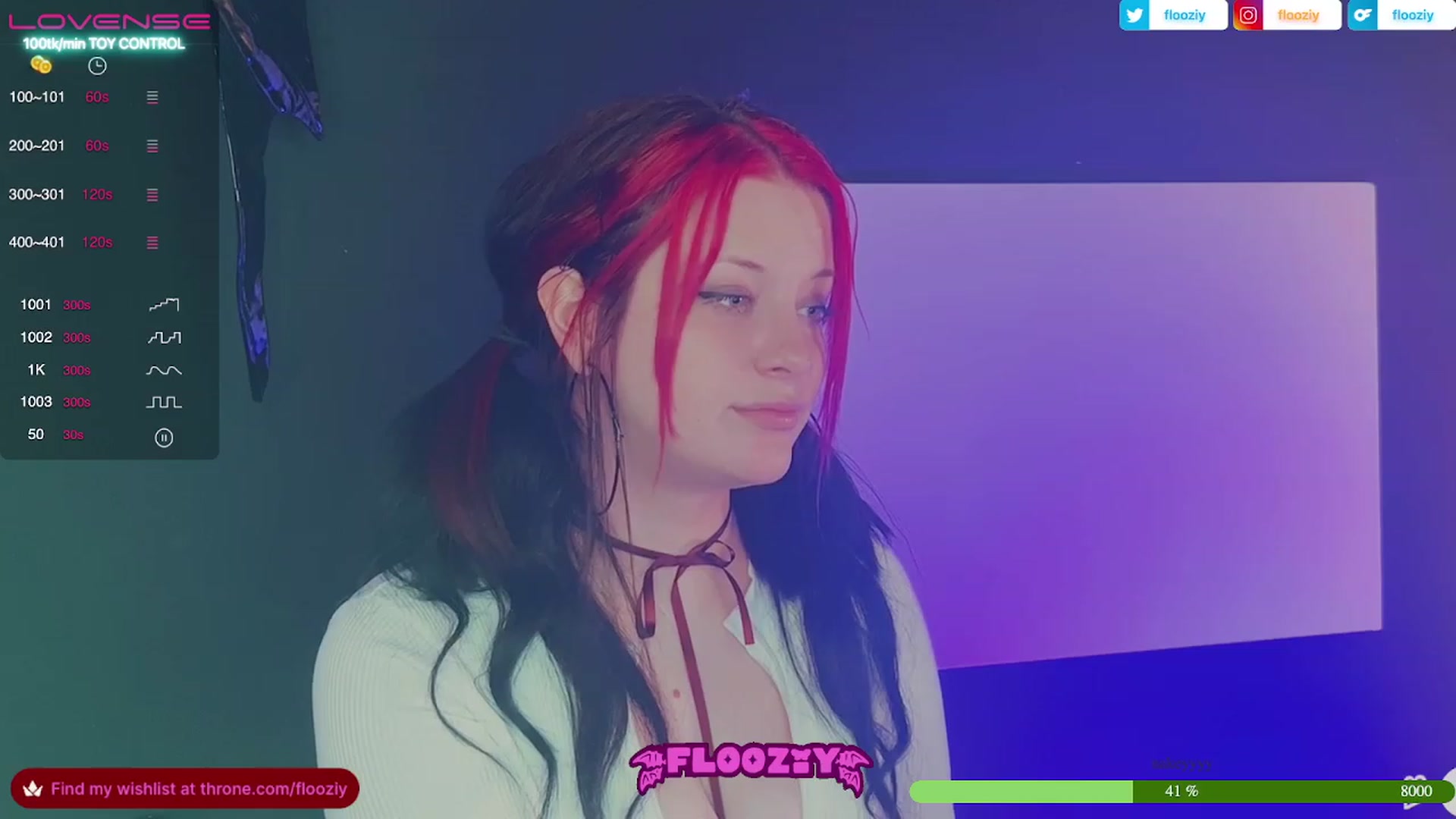 Gallery image thumbnail from flooziy's myfreecams stream on, 07/07/2023, 07:34 image 12 of 20