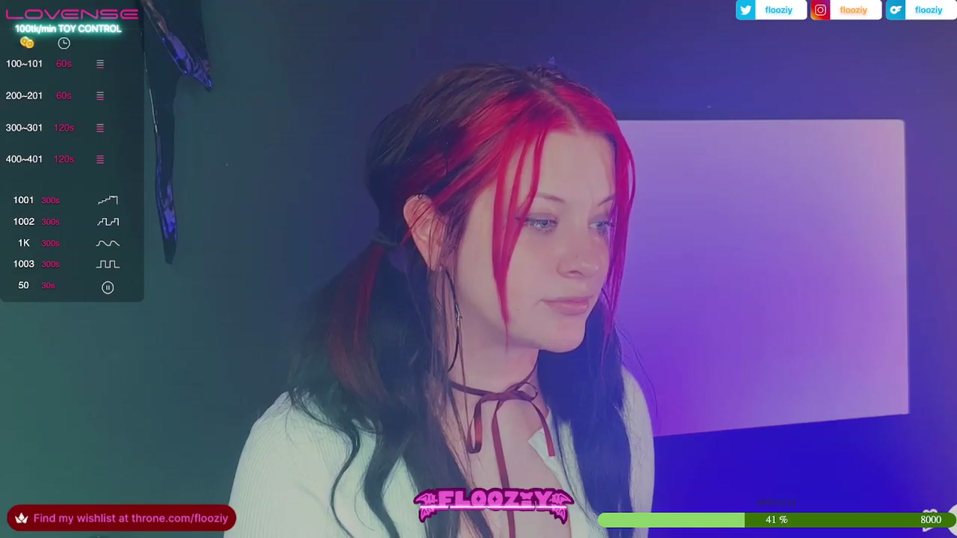 Gallery image thumbnail from flooziy's myfreecams stream on, 07/07/2023, 07:34 image 14 of 20